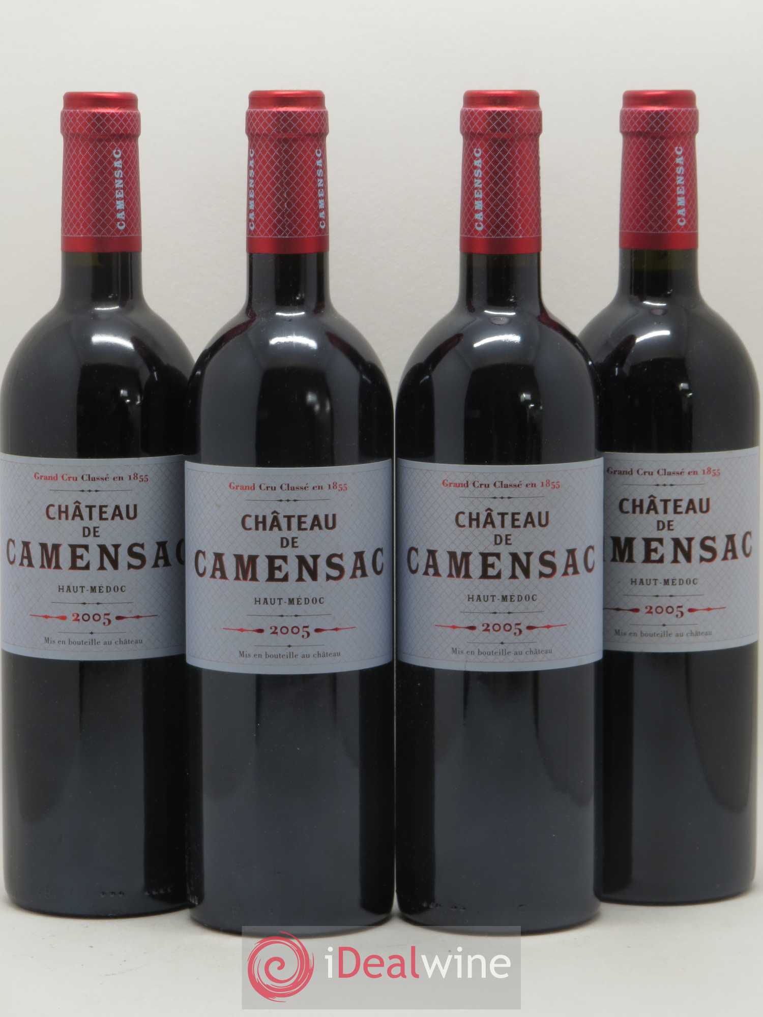 Château Camensac 5ème Grand Cru Classé 2005 - Lot de 4 bouteilles - 0