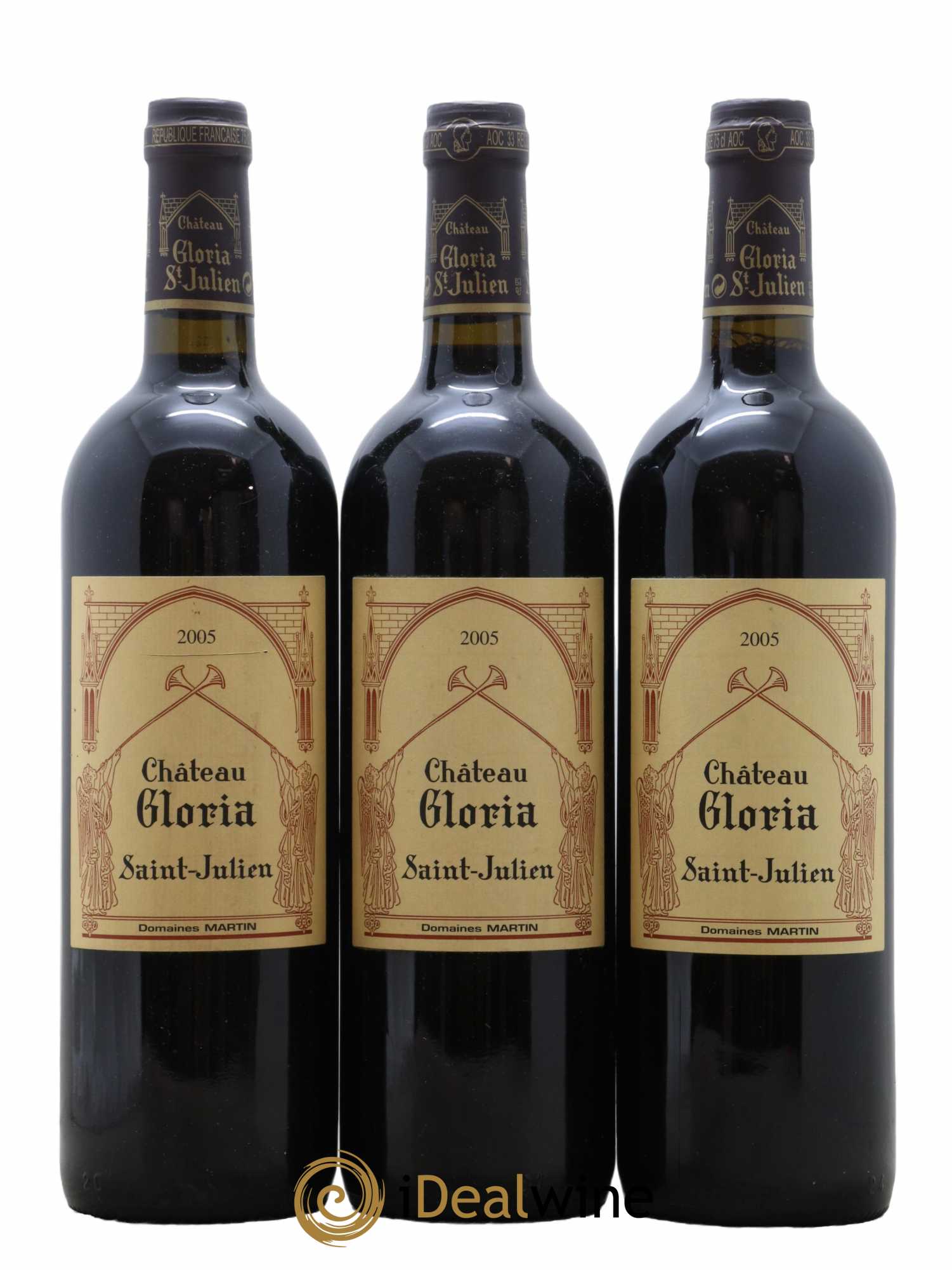 Château Gloria 2005 - Lot de 3 bouteilles - 0