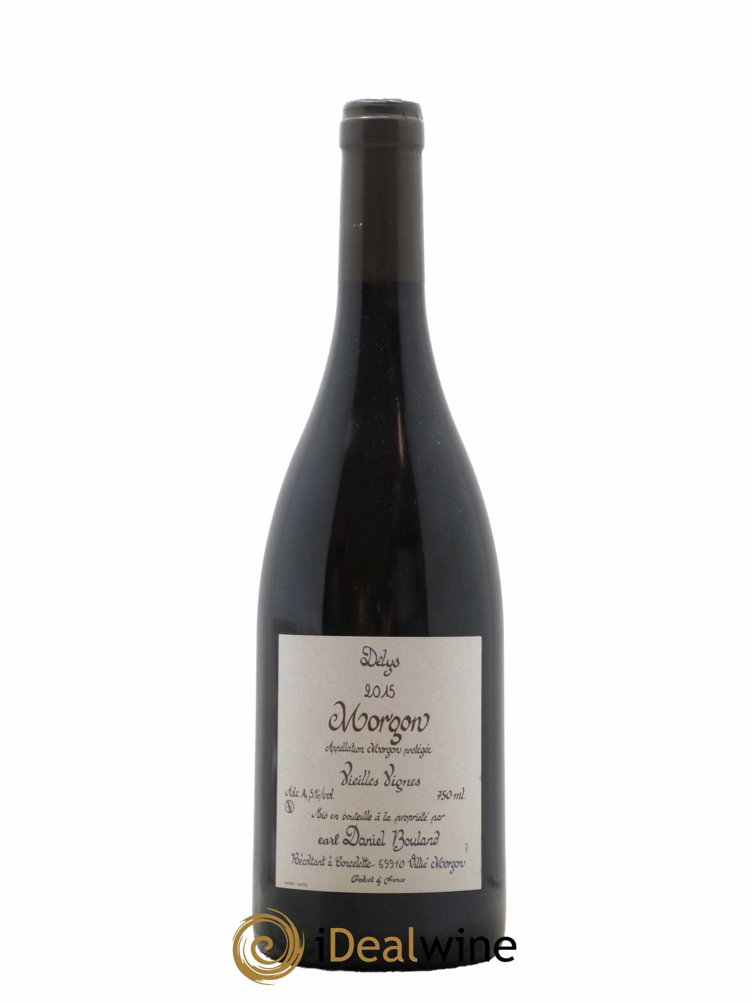 Morgon Les Delys Vielles Vignes de 1926 Daniel Bouland (Domaine) Vieilles vignes 2015 - Lot de 1 bouteille - 0
