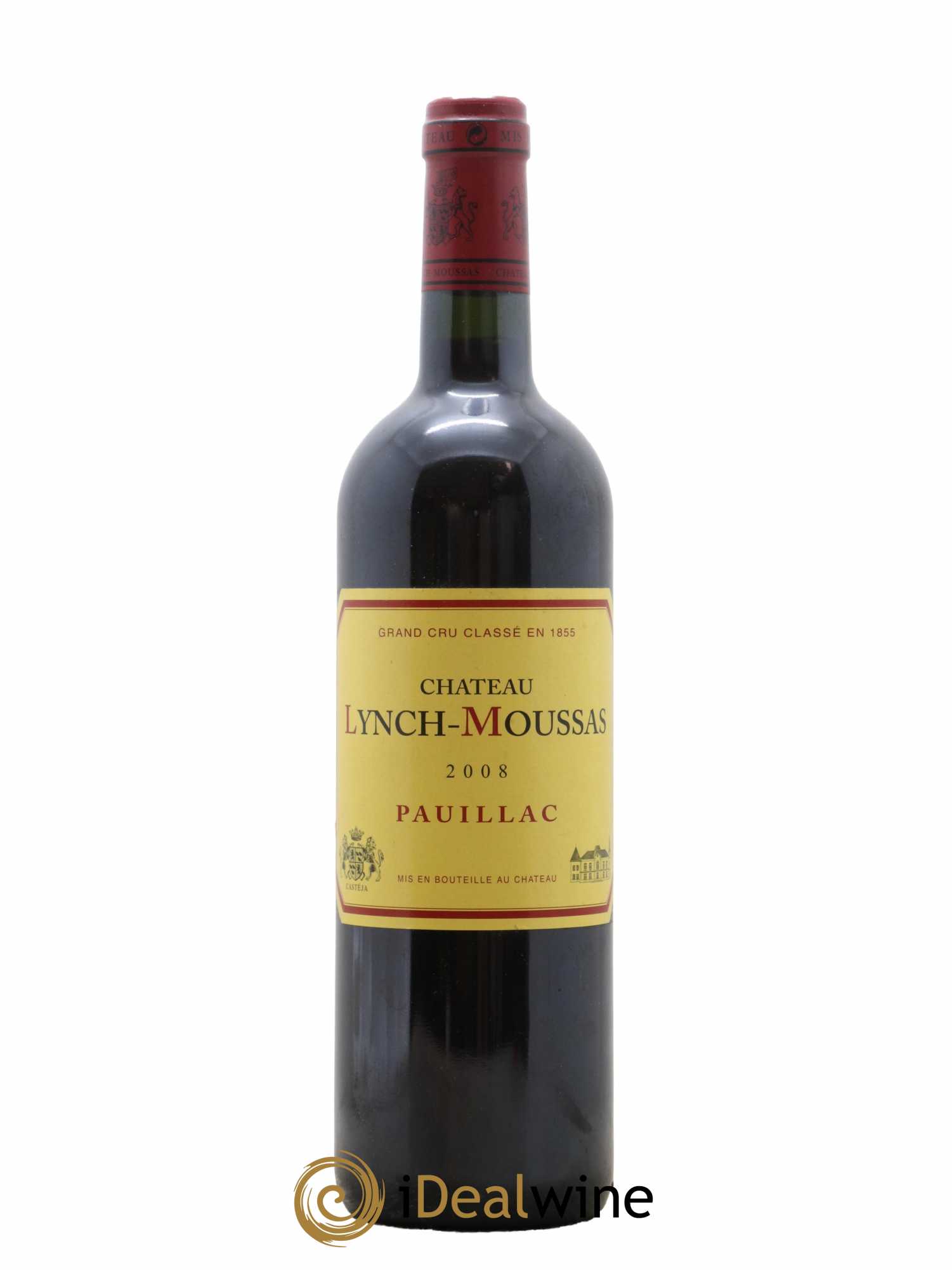 Château Lynch Moussas 5ème Grand Cru Classé 2008 - Lot de 1 bouteille - 0