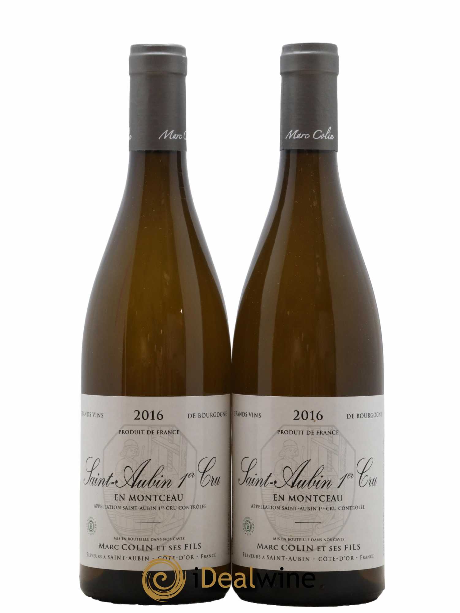 Saint-Aubin 1er Cru En Montceau Marc Colin & Fils 2016 - Lot de 2 bouteilles - 0
