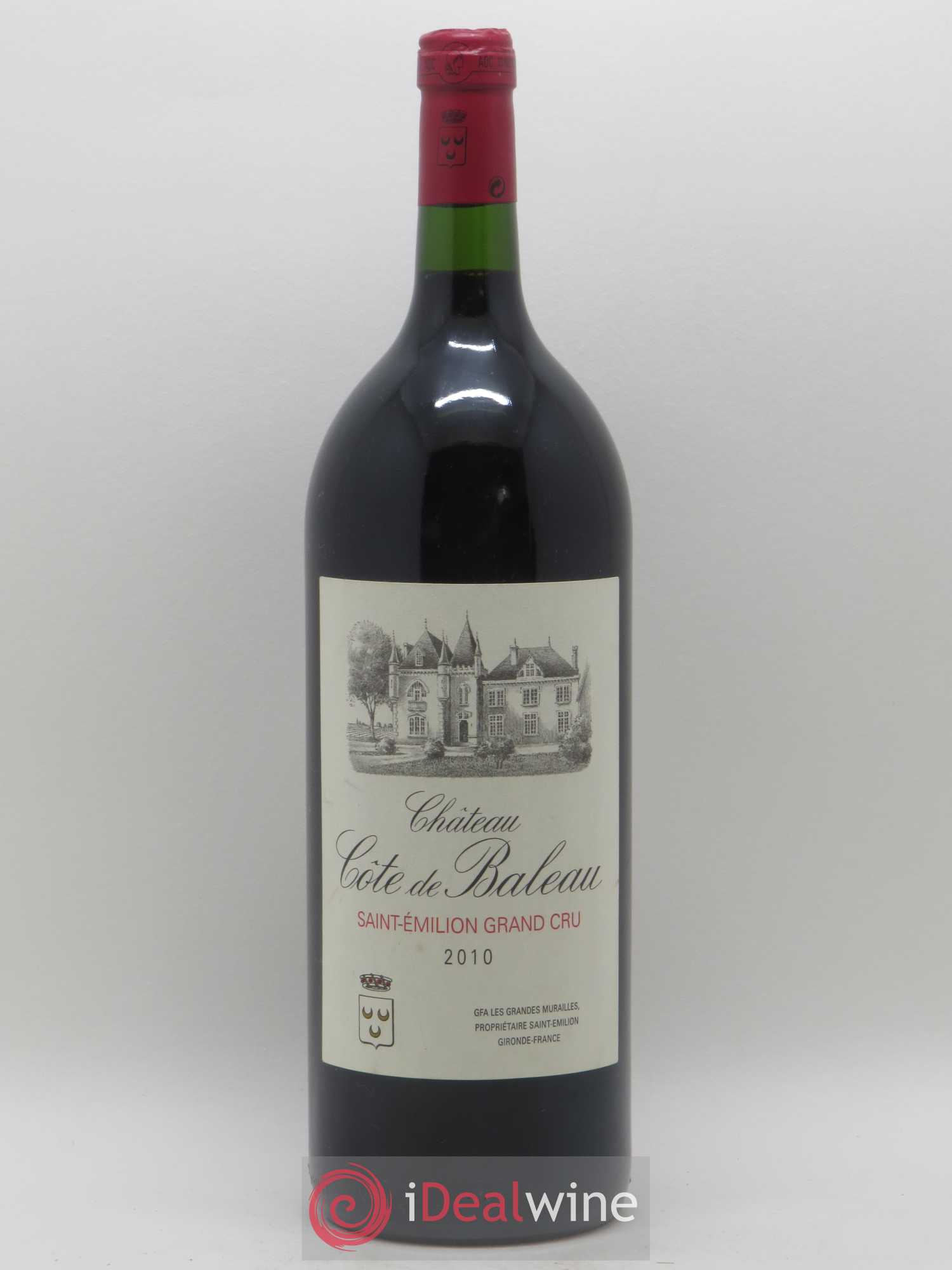 Château Côte de Baleau Grand Cru Classé 2010 - Lot de 1 magnum - 0