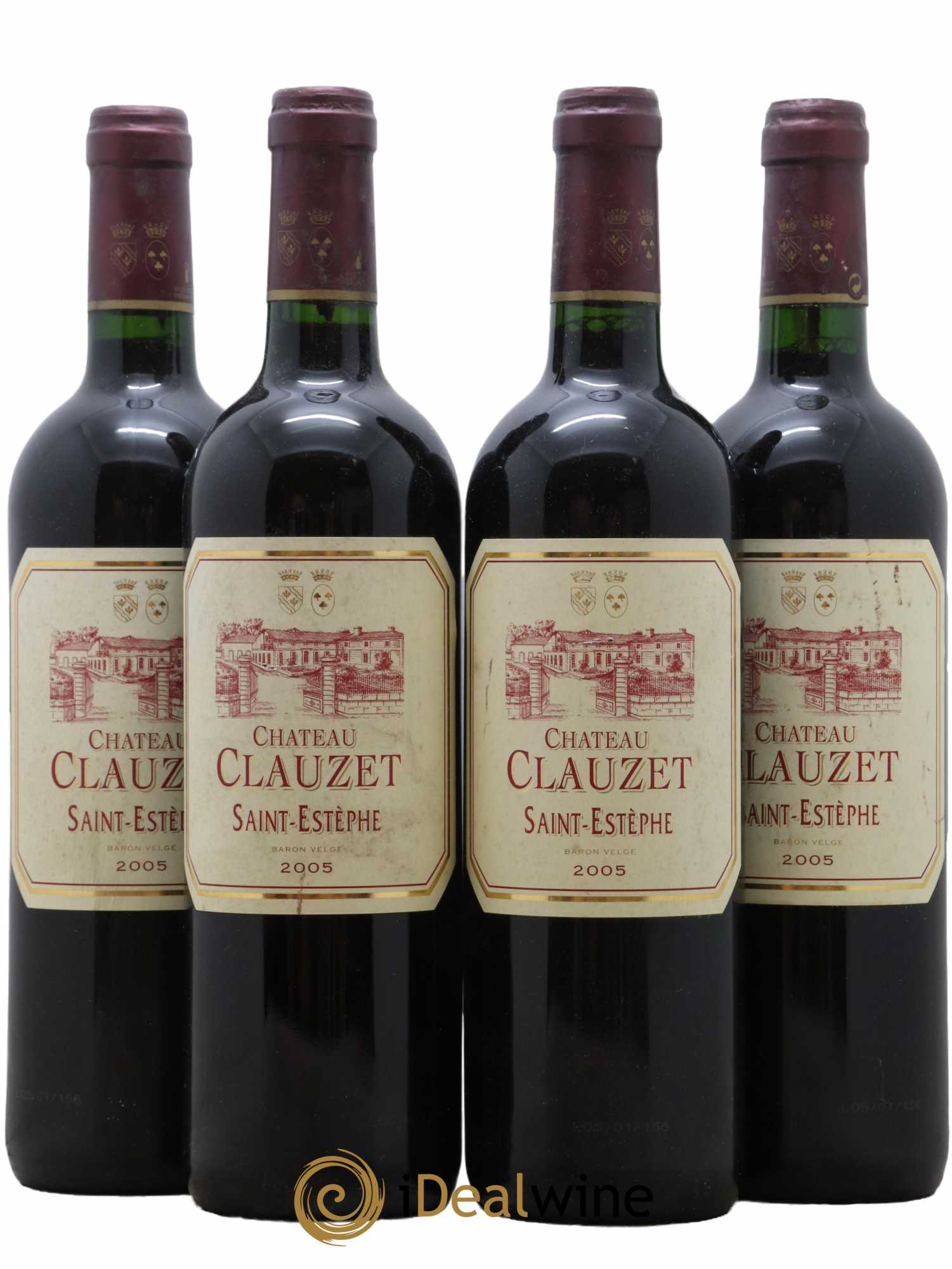 Château Clauzet 2005 - Lot de 4 bouteilles - 0