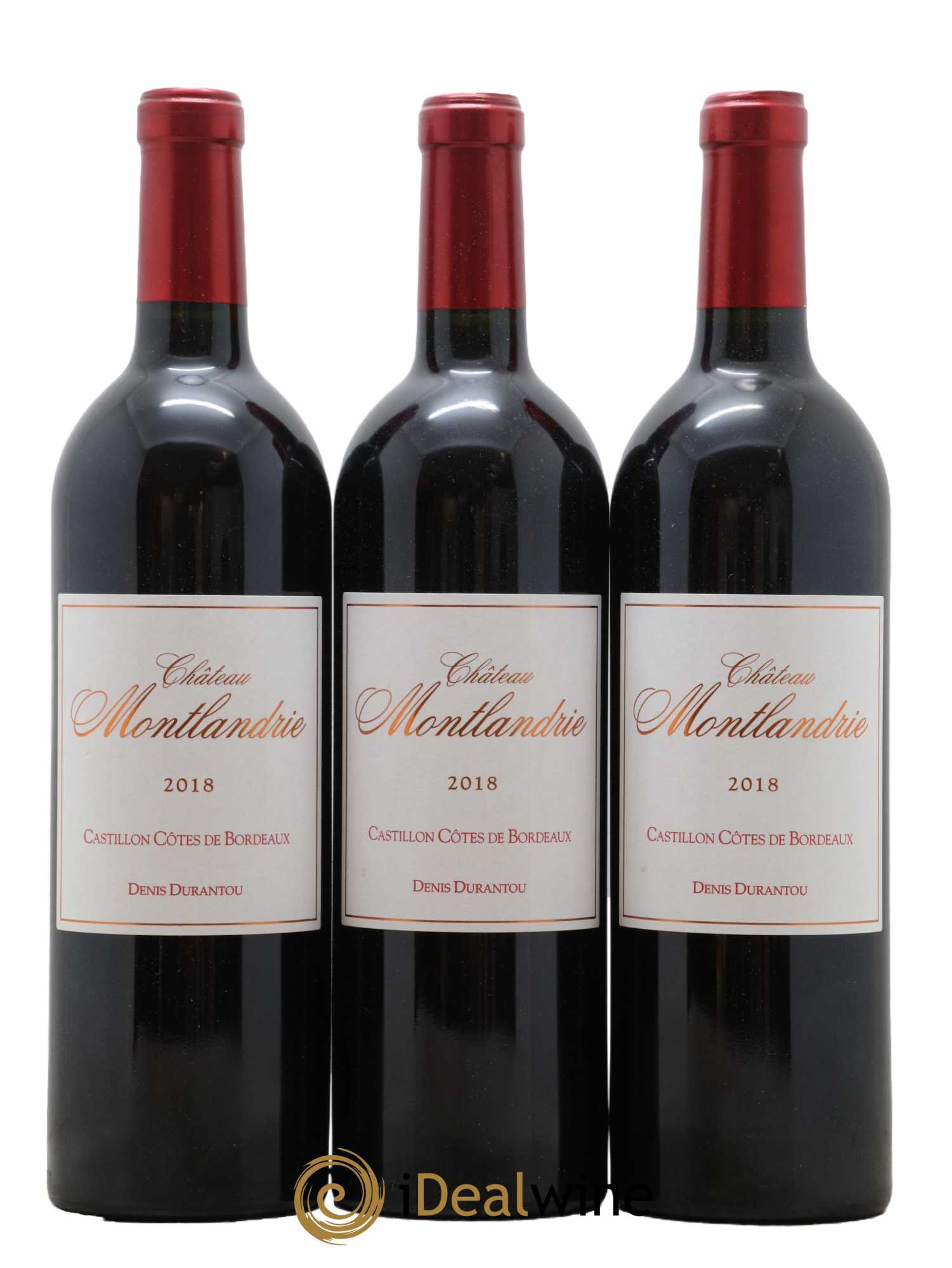 Castillon-Côtes-de-Bordeaux (Côtes-de-Castillon) Château Montlandrie 2018 - Lot de 3 bouteilles - 0