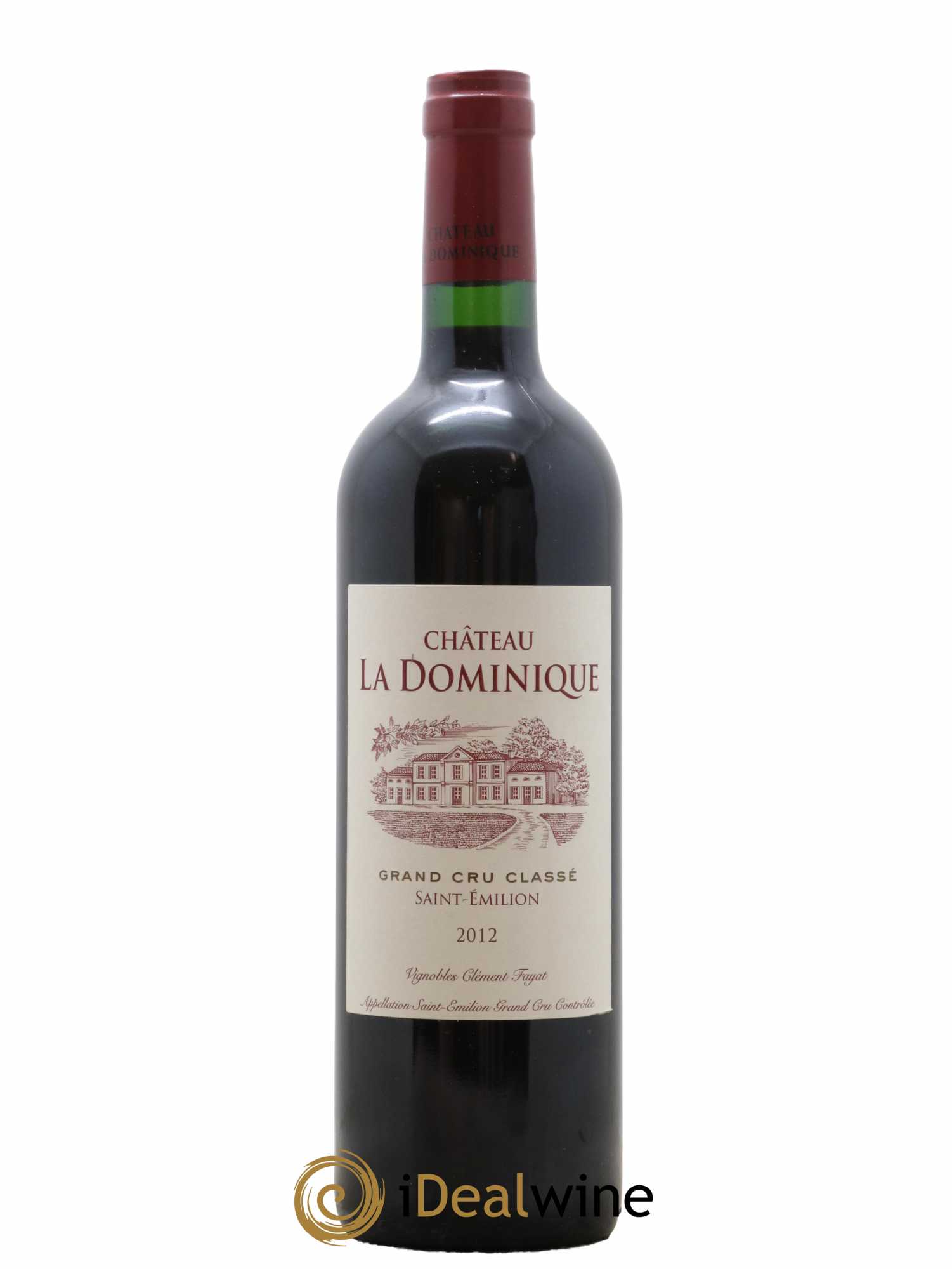 Château la Dominique Grand Cru Classé 2012 - Lot de 1 bouteille - 0