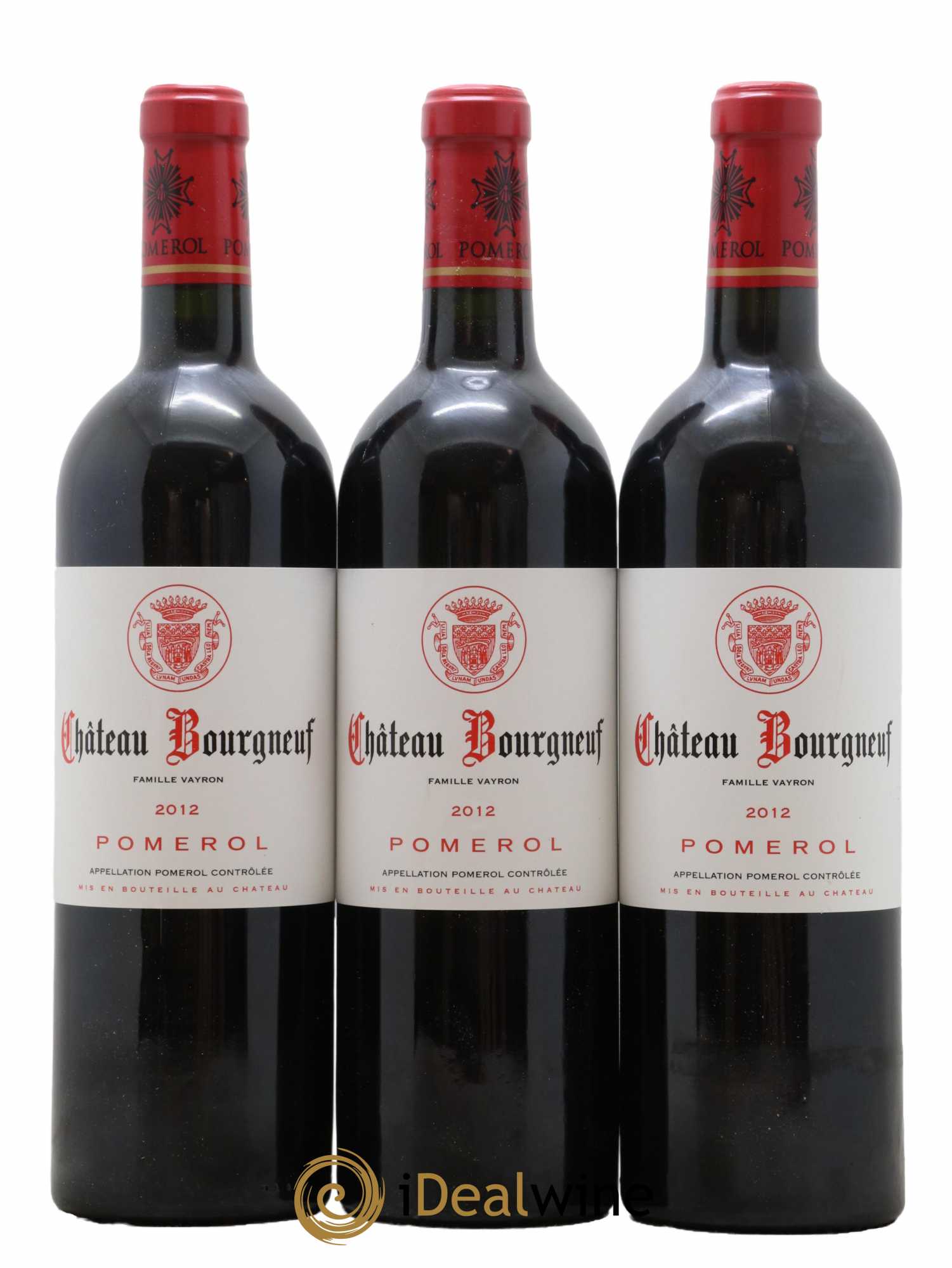 Château Bourgneuf 2012 - Lot de 3 bouteilles - 0