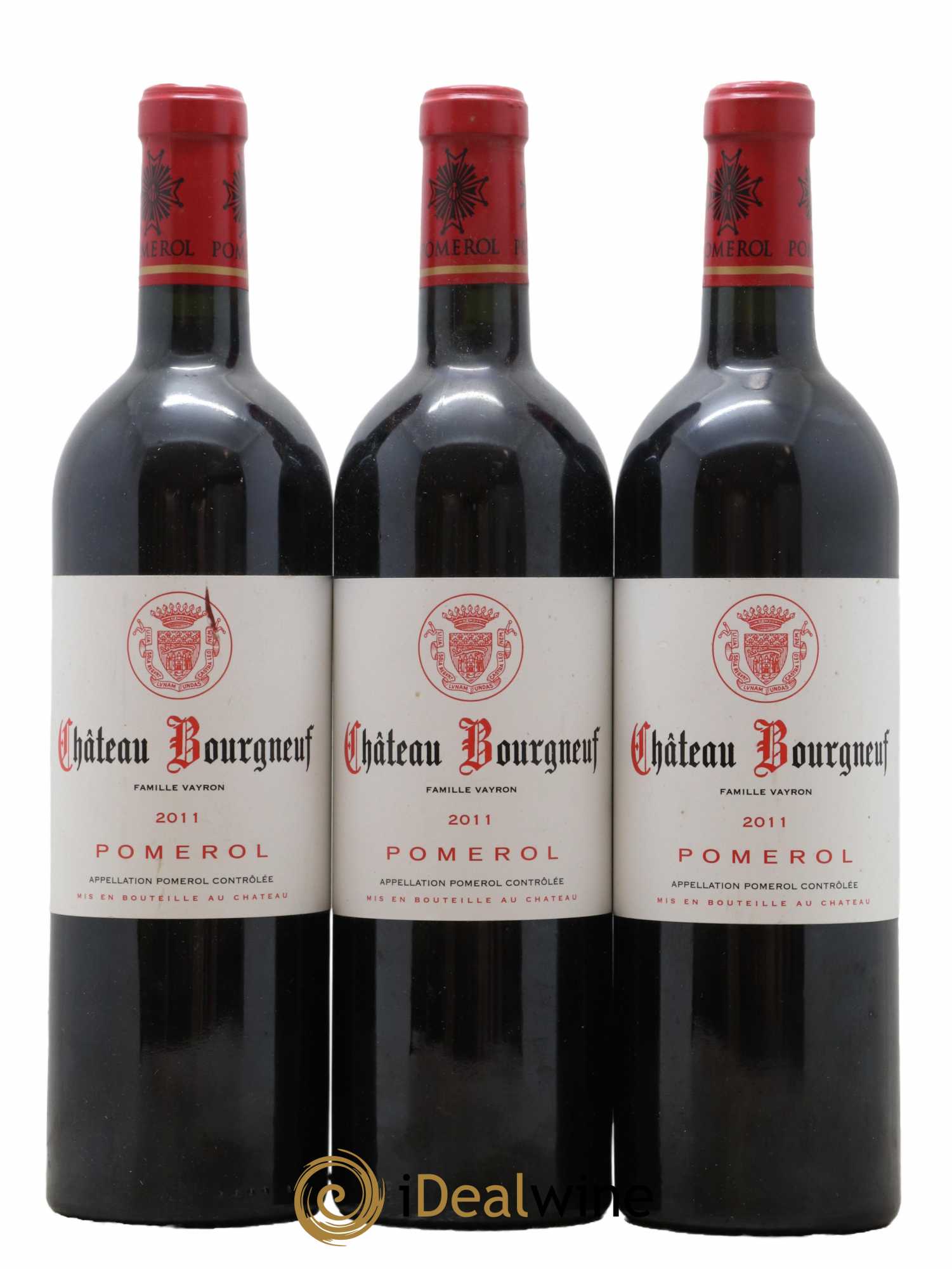 Château Bourgneuf 2011 - Lot of 3 bottles - 0