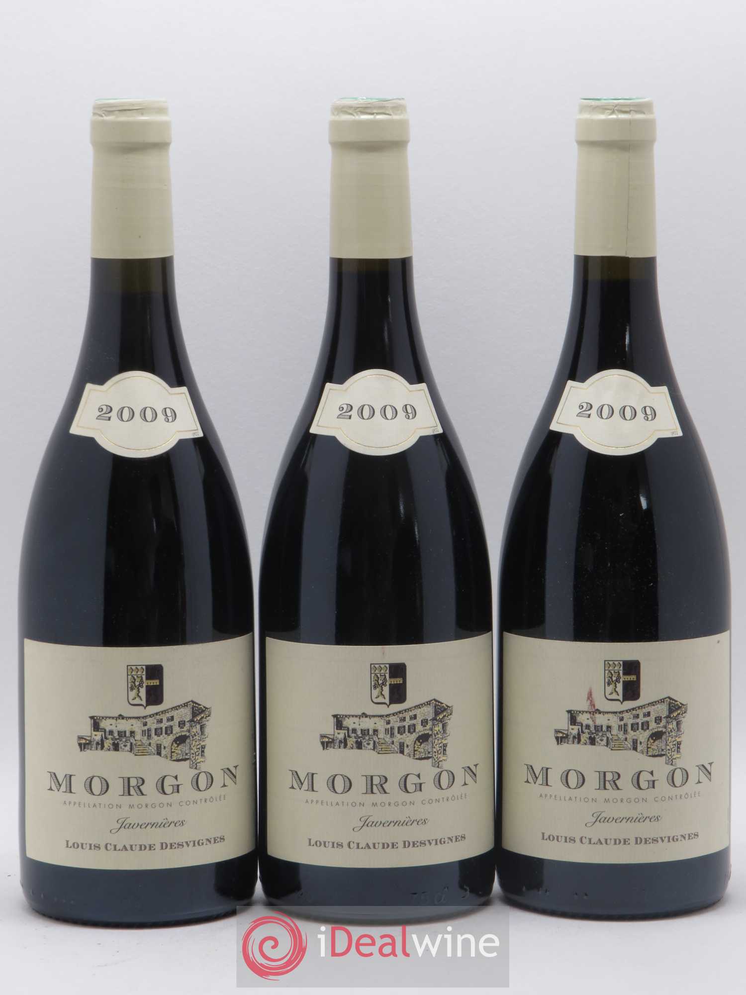 Morgon Côte de Py Javernières Louis-Claude Desvignes 2009 - Lot de 3 bouteilles - 0