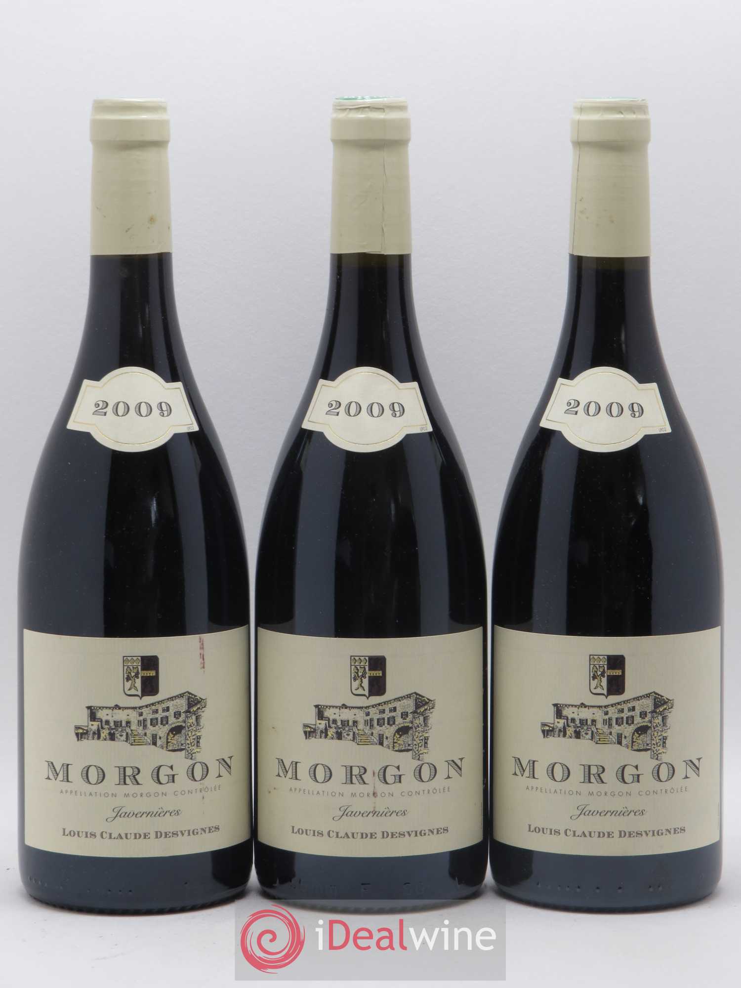 Morgon Côte de Py Javernières Louis-Claude Desvignes 2009 - Lot de 3 bouteilles - 0
