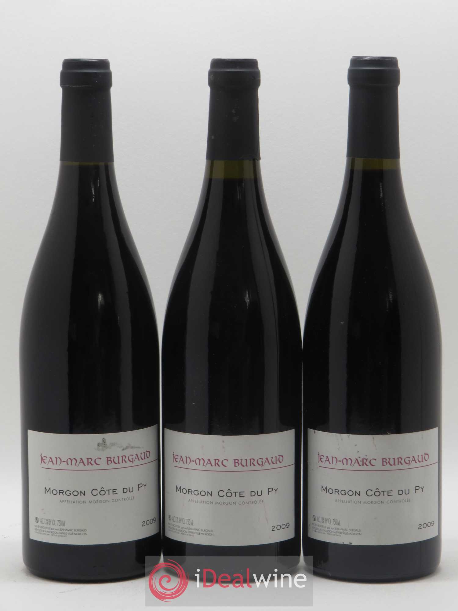 Morgon Côte du Py Jean-Marc Burgaud (Domaine) 2009 - Lot de 3 bouteilles - 0