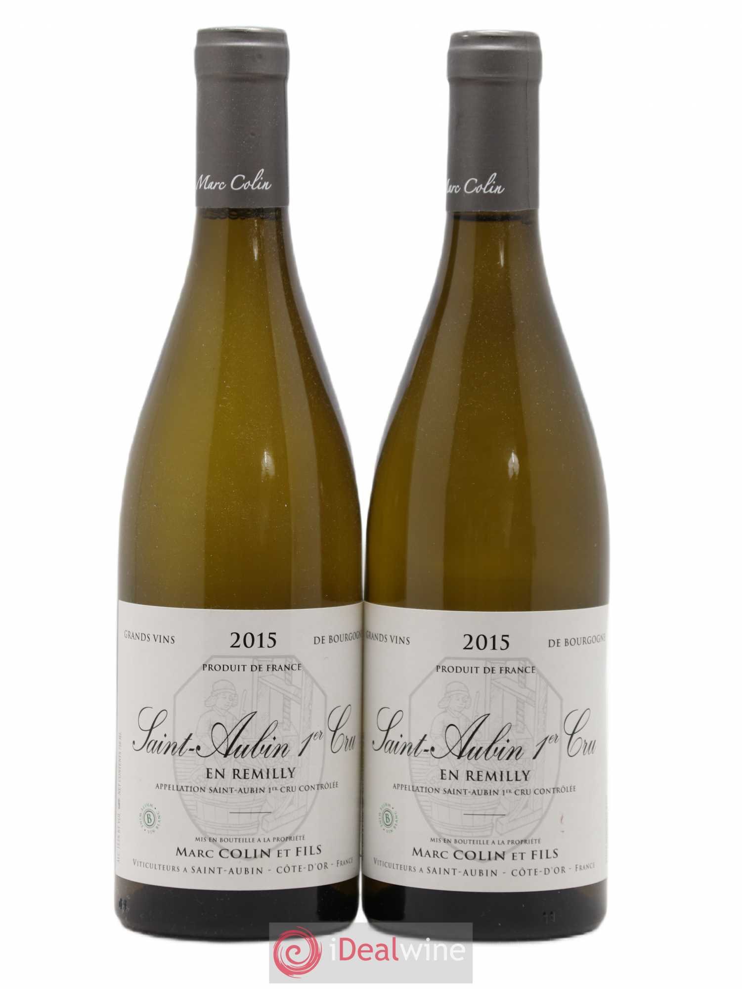 Saint-Aubin 1er Cru En Rémilly Marc Colin & Fils 2015 - Posten von 2 Flaschen - 0