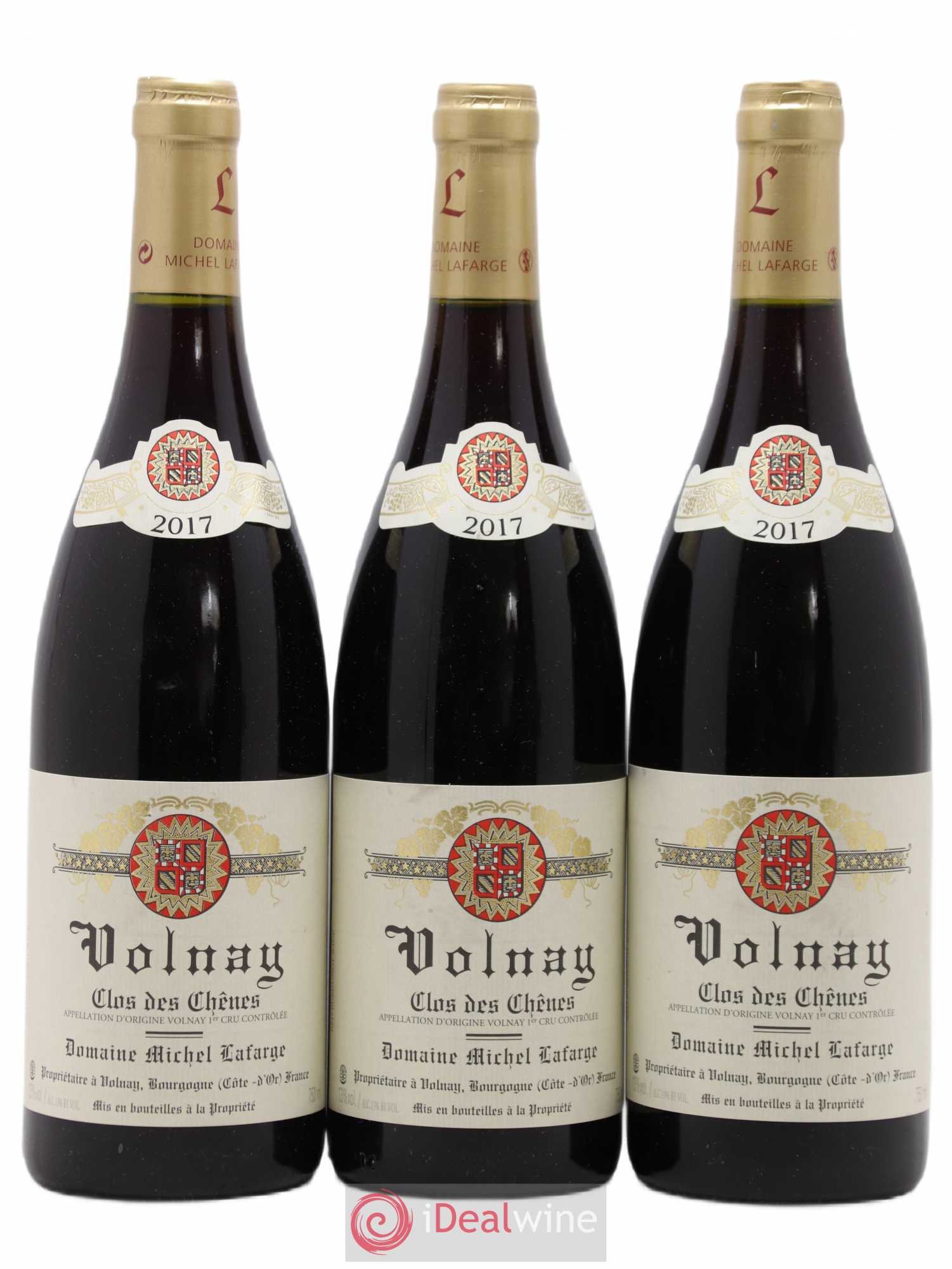 Volnay 1er Cru Clos des Chênes Lafarge (Domaine) 2017 - Lot de 3 bouteilles - 0