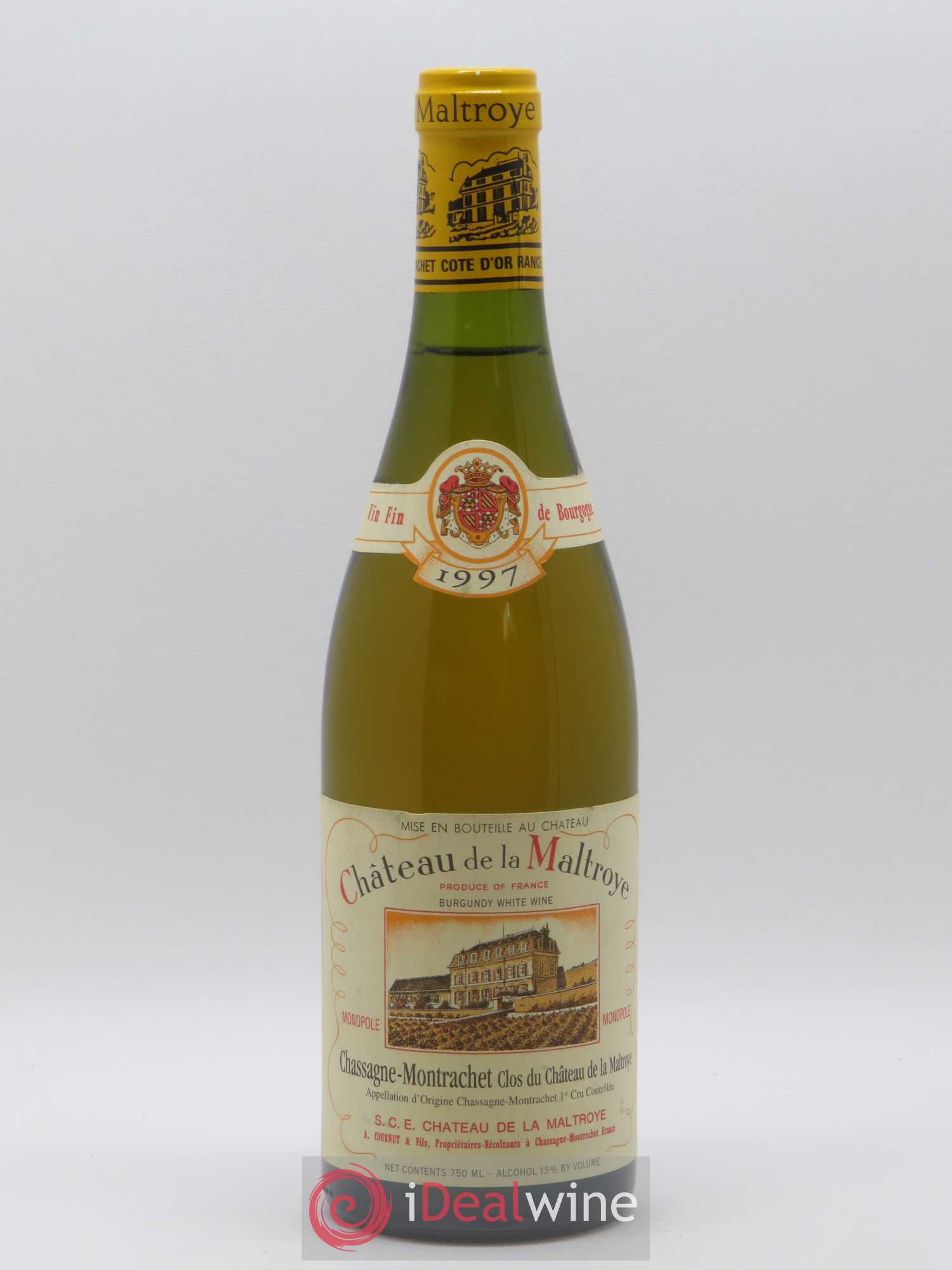 Chassagne-Montrachet 1er Cru Clos du Château de la Maltroye Monopole Château de la Maltroye 1997 - Lot de 1 bouteille - 0