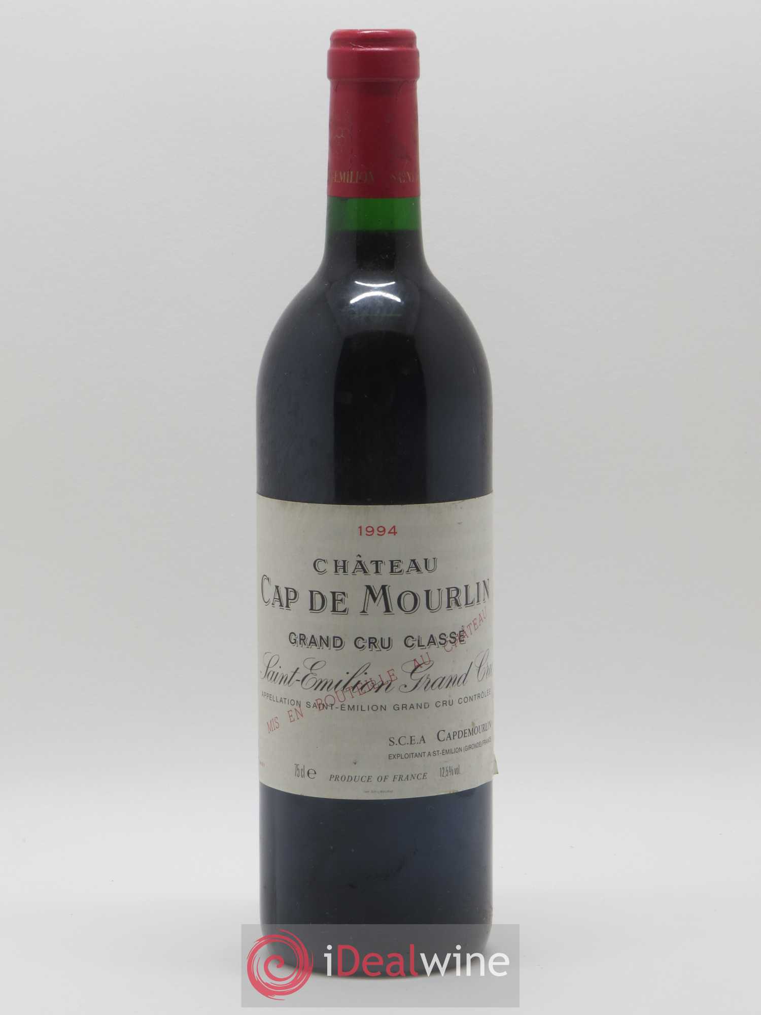 Château Cap de Mourlin Grand Cru Classé (senza prezzo di riserva) 1994 - Lotto di 1 bottiglia - 0