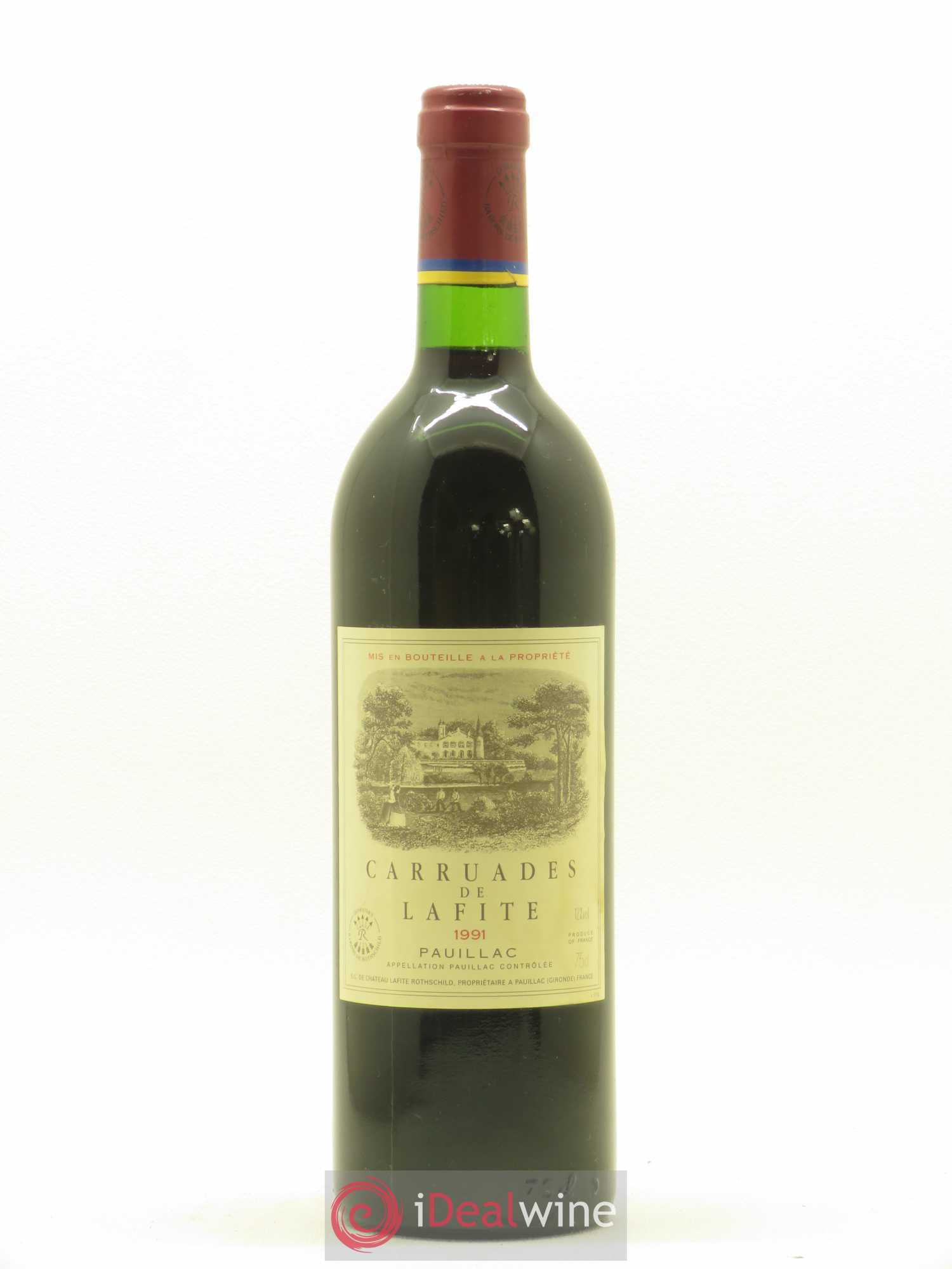 Carruades de Lafite Rothschild Second Vin 1991 - Lot de 1 bouteille - 0