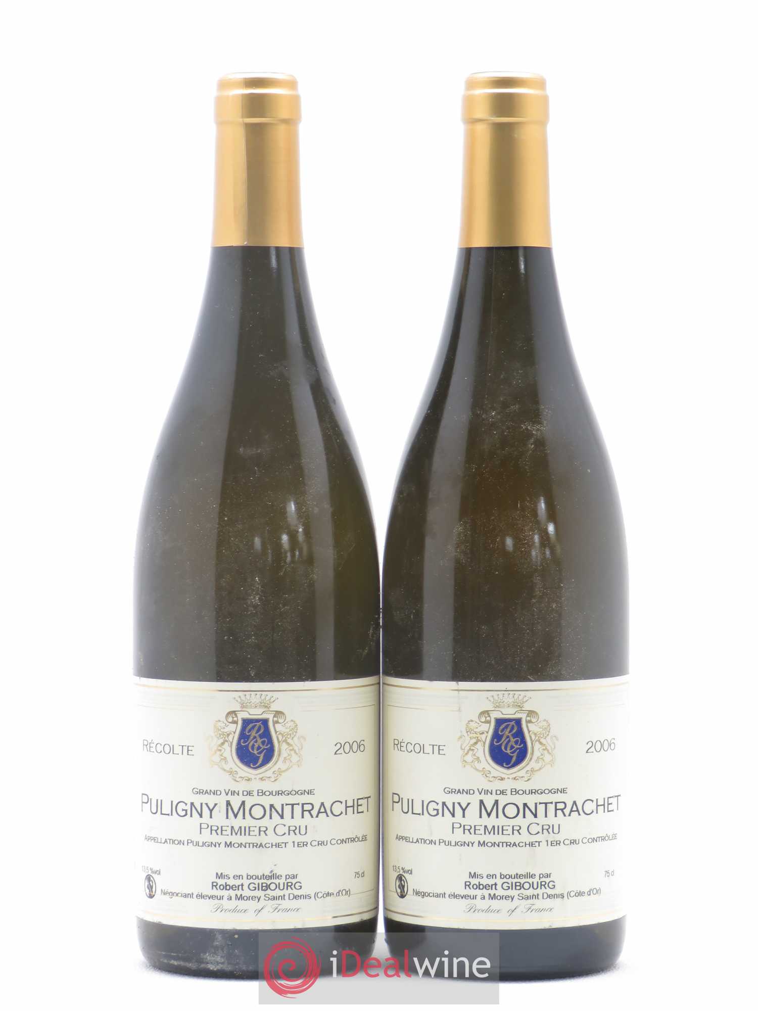 Puligny-Montrachet 1er Cru Robert Gibourg 2006 - Posten von 2 Flaschen - 0