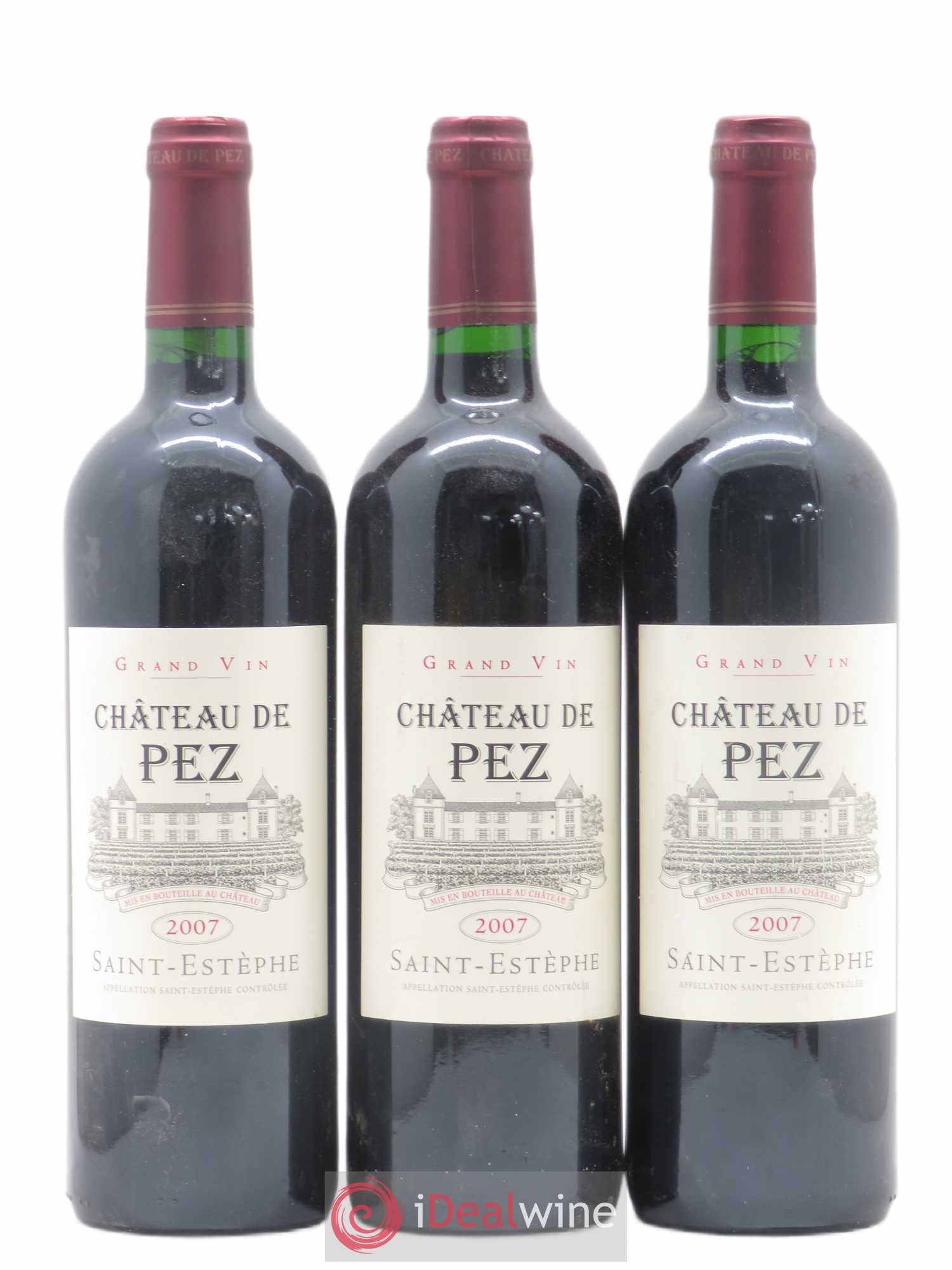 Château de Pez 2007 - Lot de 3 bouteilles - 0