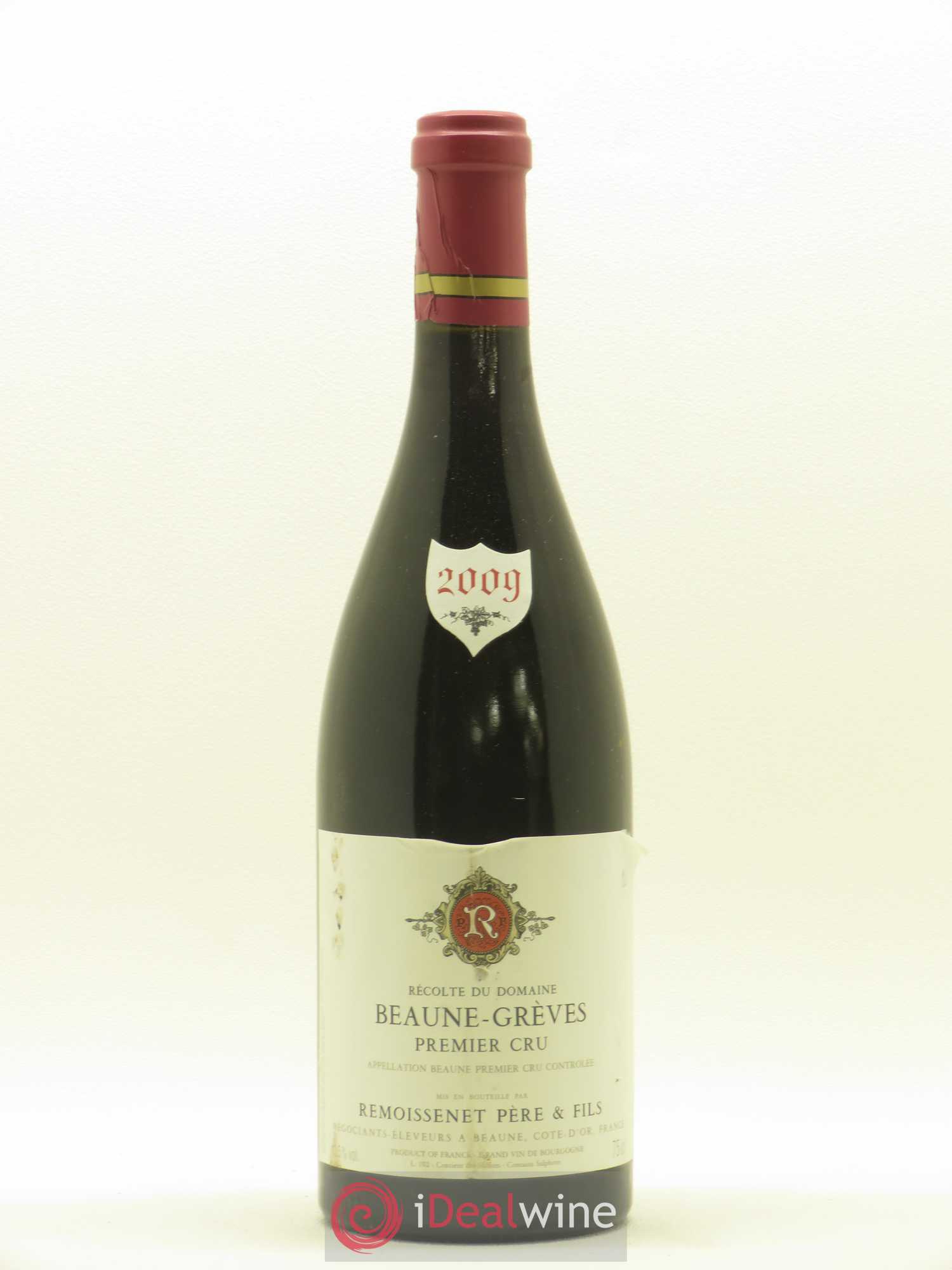 Beaune 1er Cru Grèves Maison Remoissenet 2009 - Posten von 1 Flasche - 0