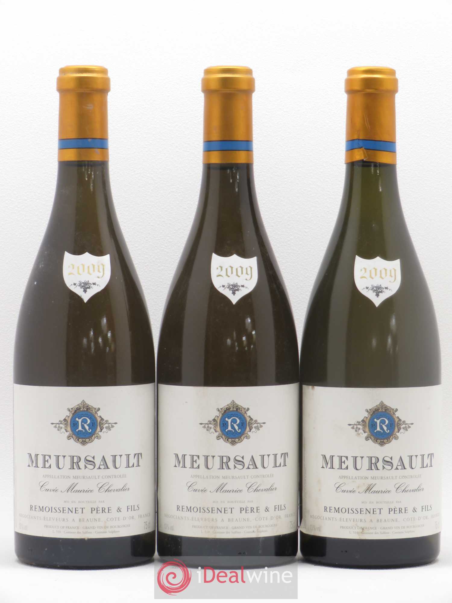 Meursault Cuvée Maurice Chevalier Maison Remoissenet 2009 - Posten von 3 Flaschen - 0