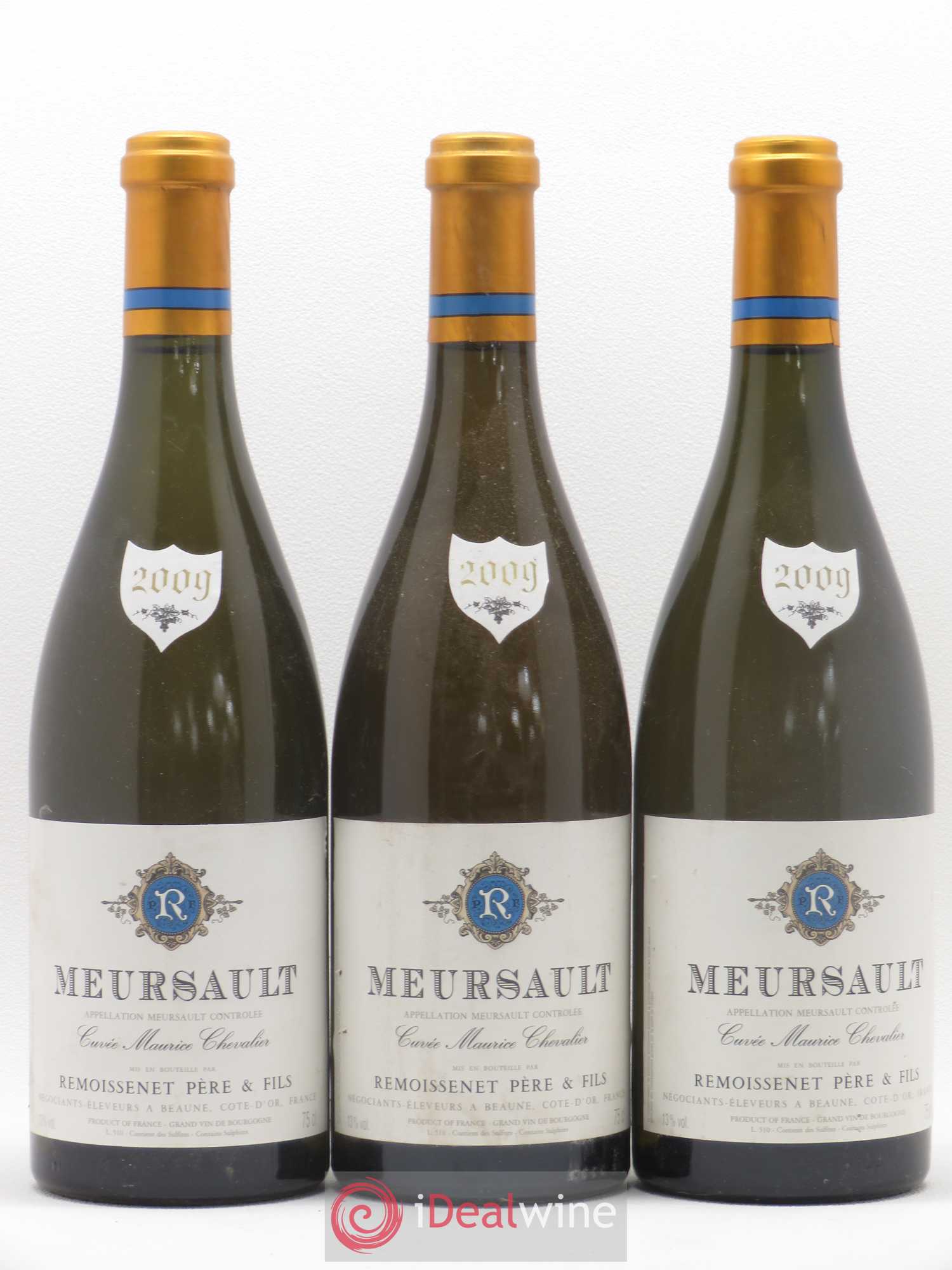 Meursault Cuvée Maurice Chevalier Maison Remoissenet 2009 - Posten von 3 Flaschen - 0