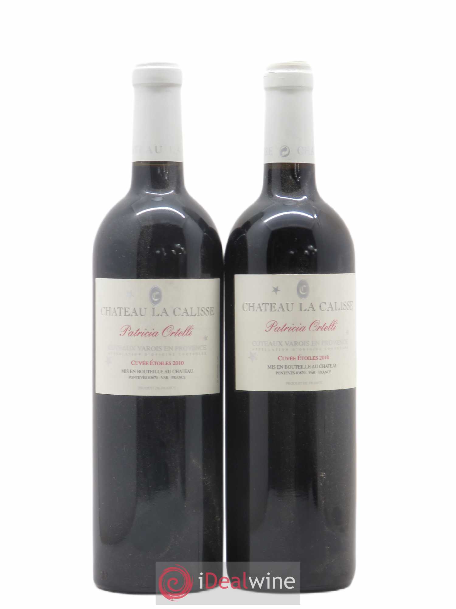 Coteaux Varois en Provence Château La Calisse Cuvée Etoiles Patricia Ortelli 2010 - Posten von 2 Flaschen - 0
