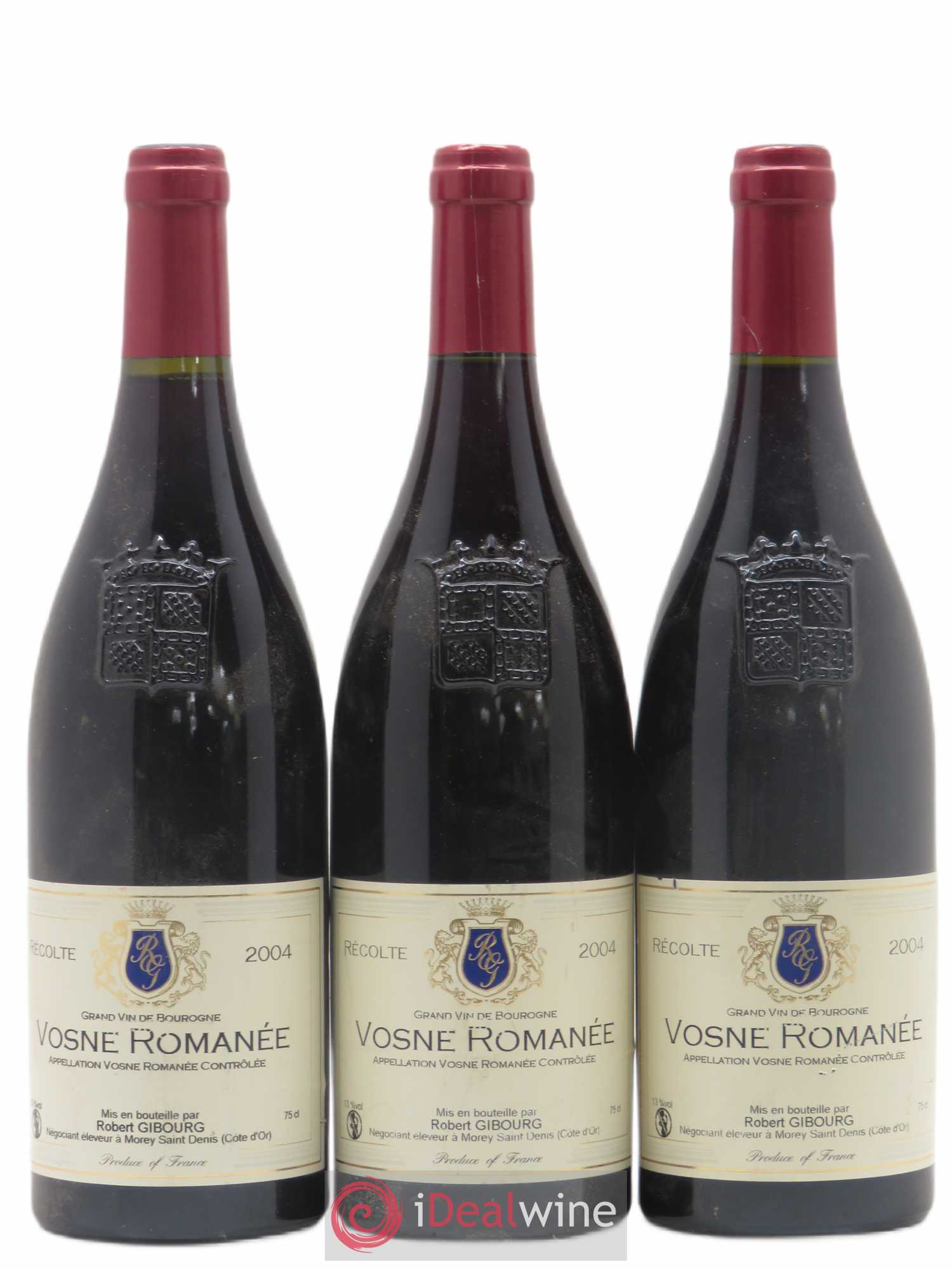 Vosne-Romanée Maison Robert Gibourg 2004 - Posten von 3 Flaschen - 0