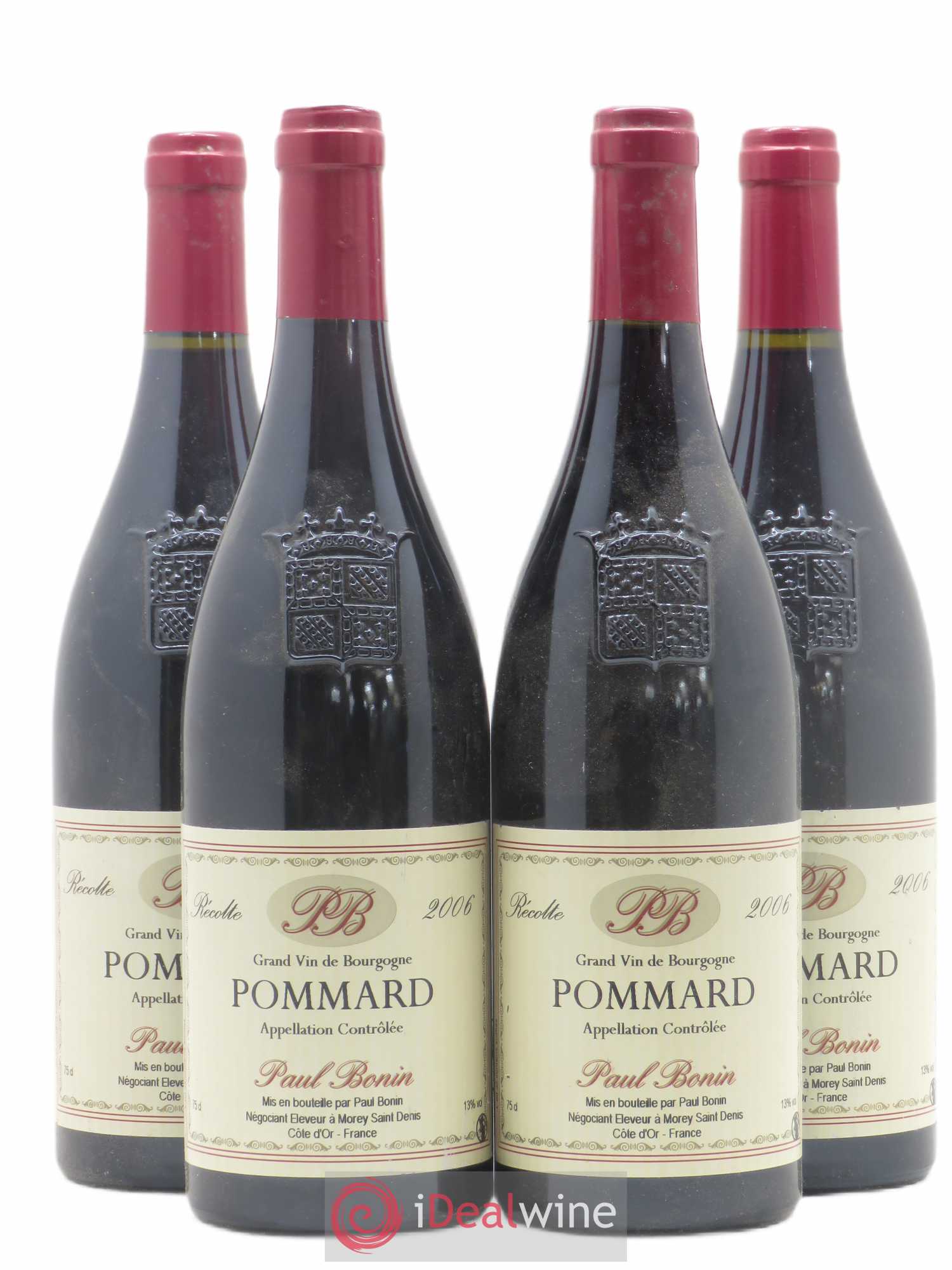 Pommard Paul Bonin 2006 - Lot de 4 bouteilles - 0