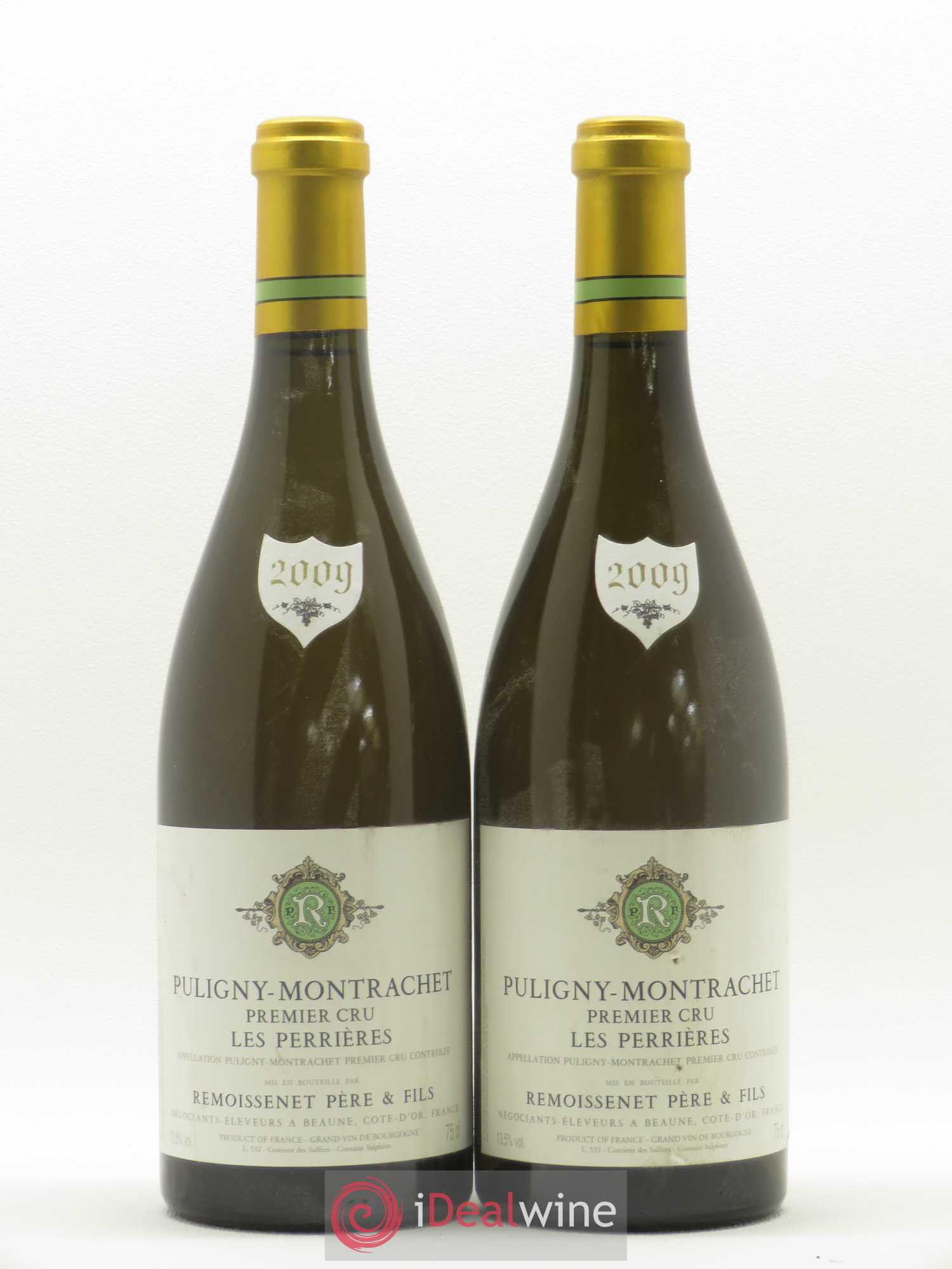 Puligny-Montrachet 1er Cru Les Perrières Maison Remoissenet 2009 - Posten von 2 Flaschen - 0