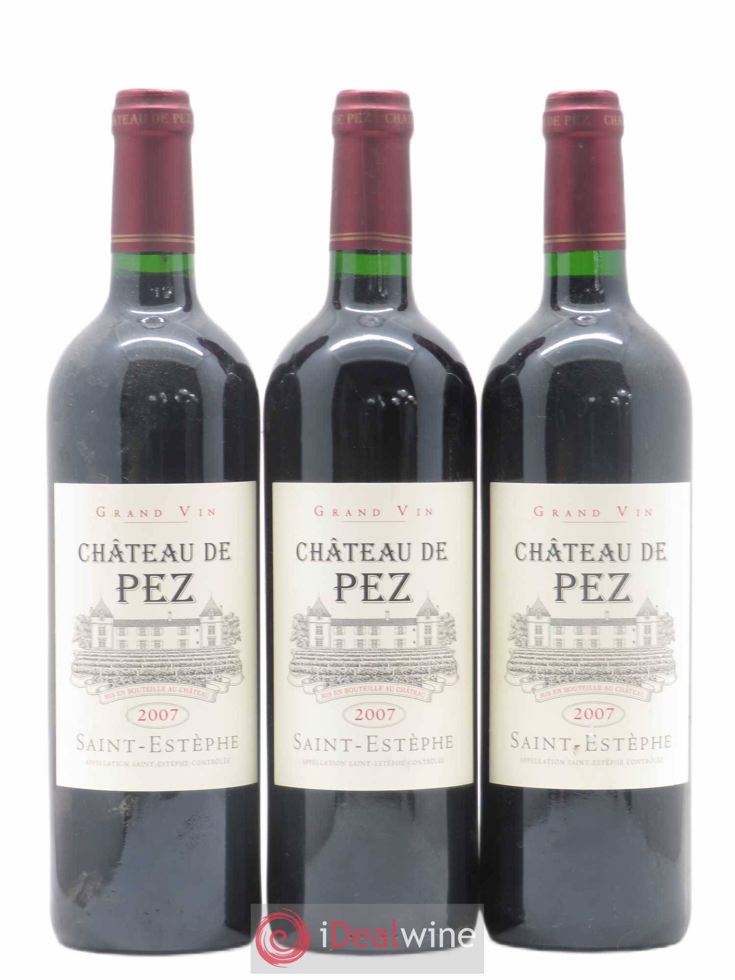 Château de Pez 2007 - Lot de 3 bouteilles - 0
