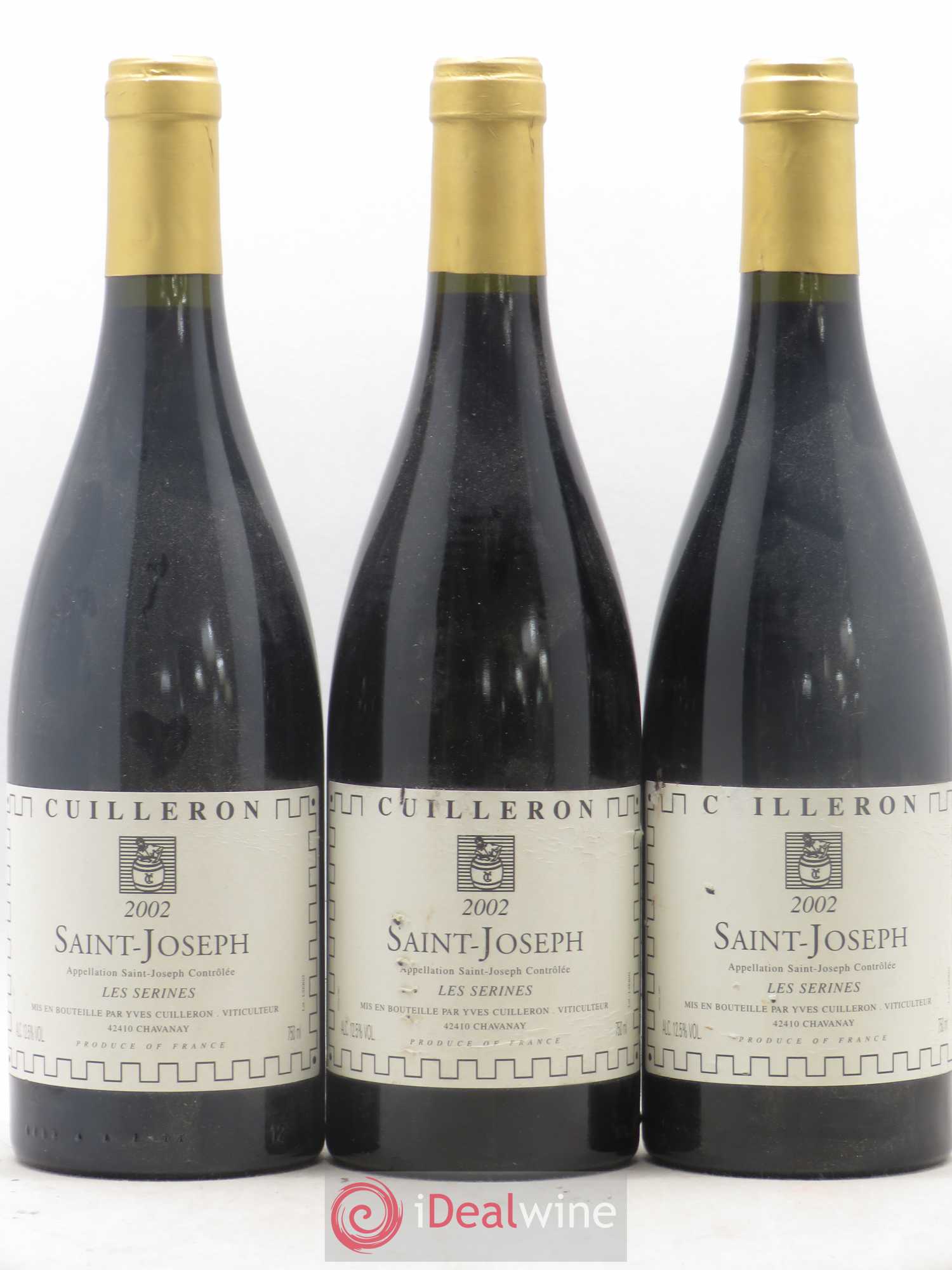 Saint-Joseph Les Serines Yves Cuilleron (Domaine) 2002 - Lot de 3 bouteilles - 0