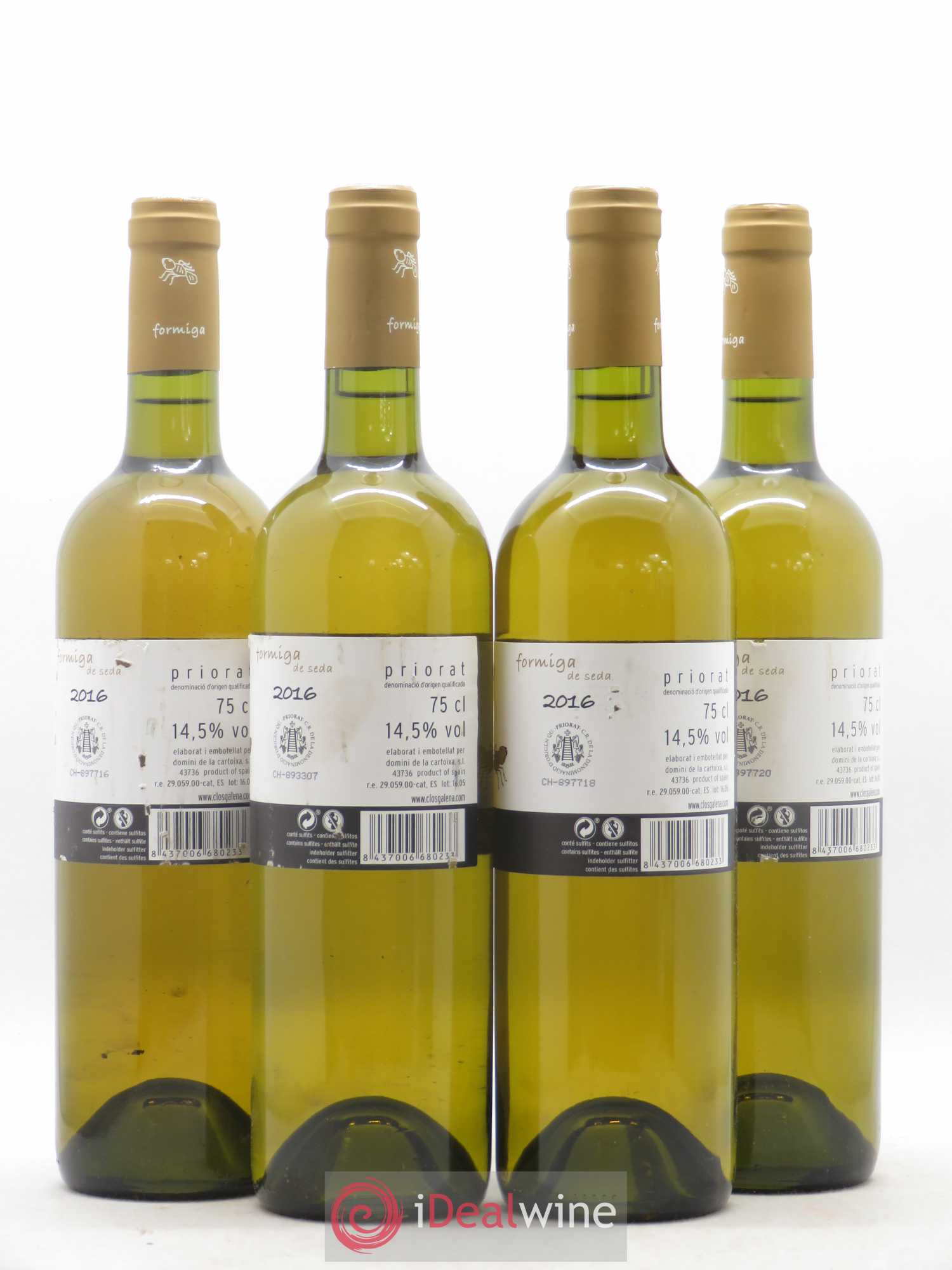 Espagne Priorat Formiga Sedra (sans prix de réserve) 2016 - Posten von 4 Flaschen - 1