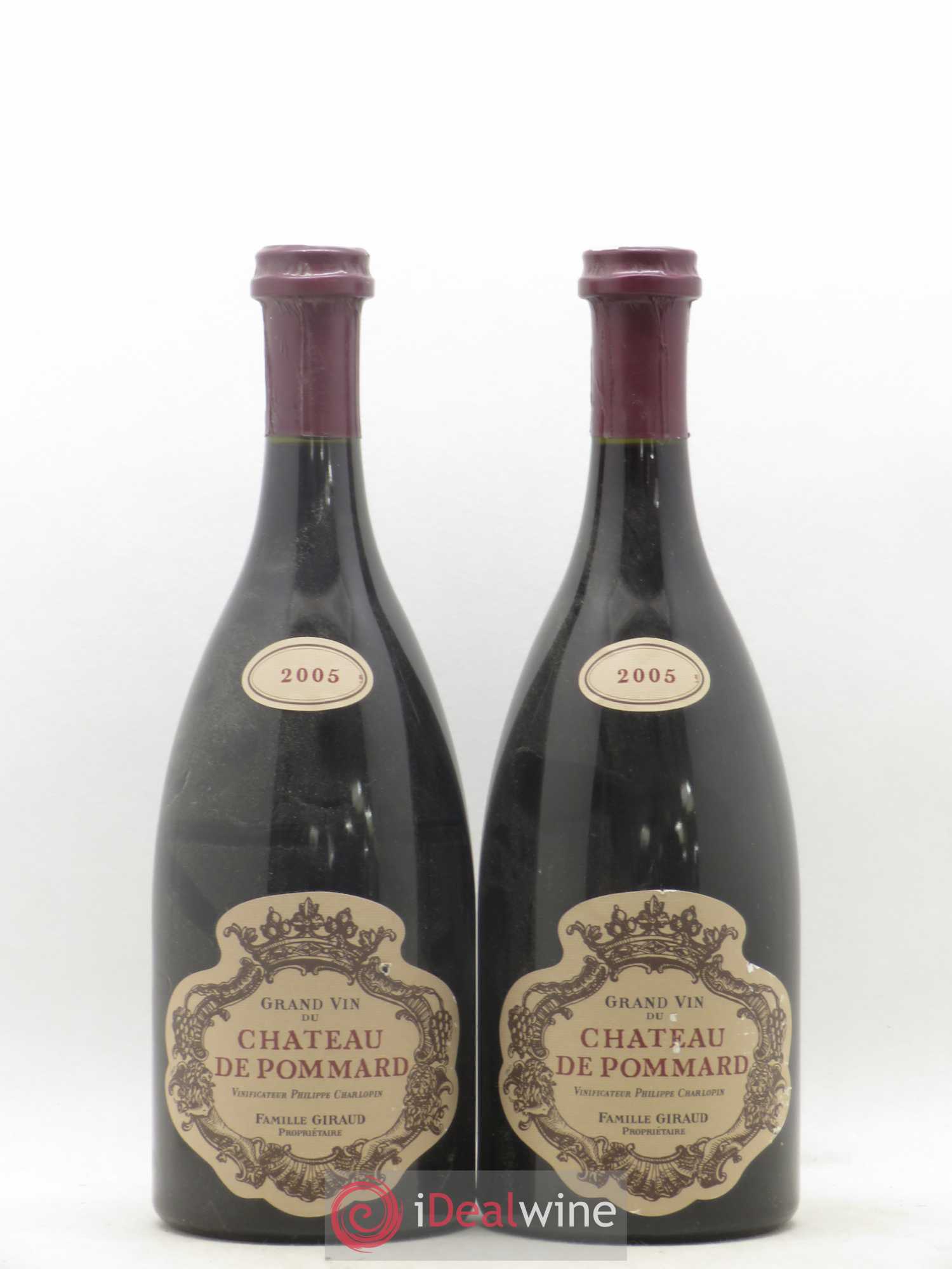Pommard Château de Pommard 2005 - Lot de 2 bouteilles - 0