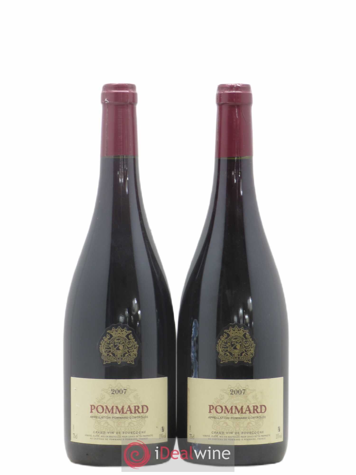 Pommard Château de Pommard Pour Cave de la propriété 2007 - Posten von 2 Flaschen - 0