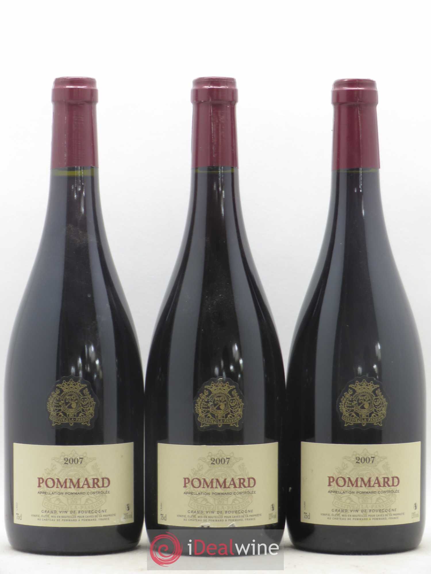 Pommard Château de Pommard Pour Cave de la propriété 2007 - Posten von 6 Flaschen - 2