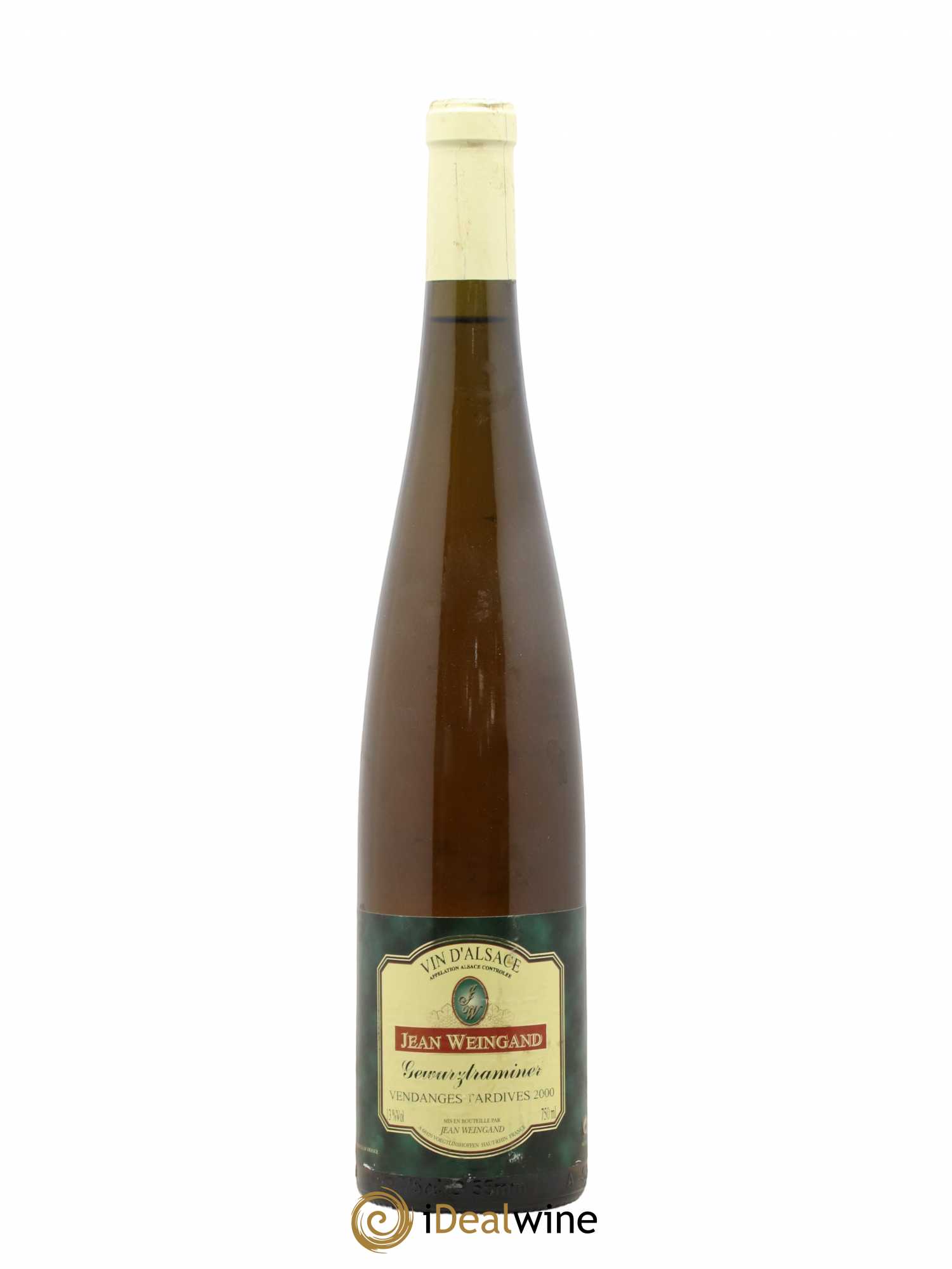 Gewurztraminer Vendanges tardives Jean Weinganb 2000 - Posten von 1 Flasche - 0
