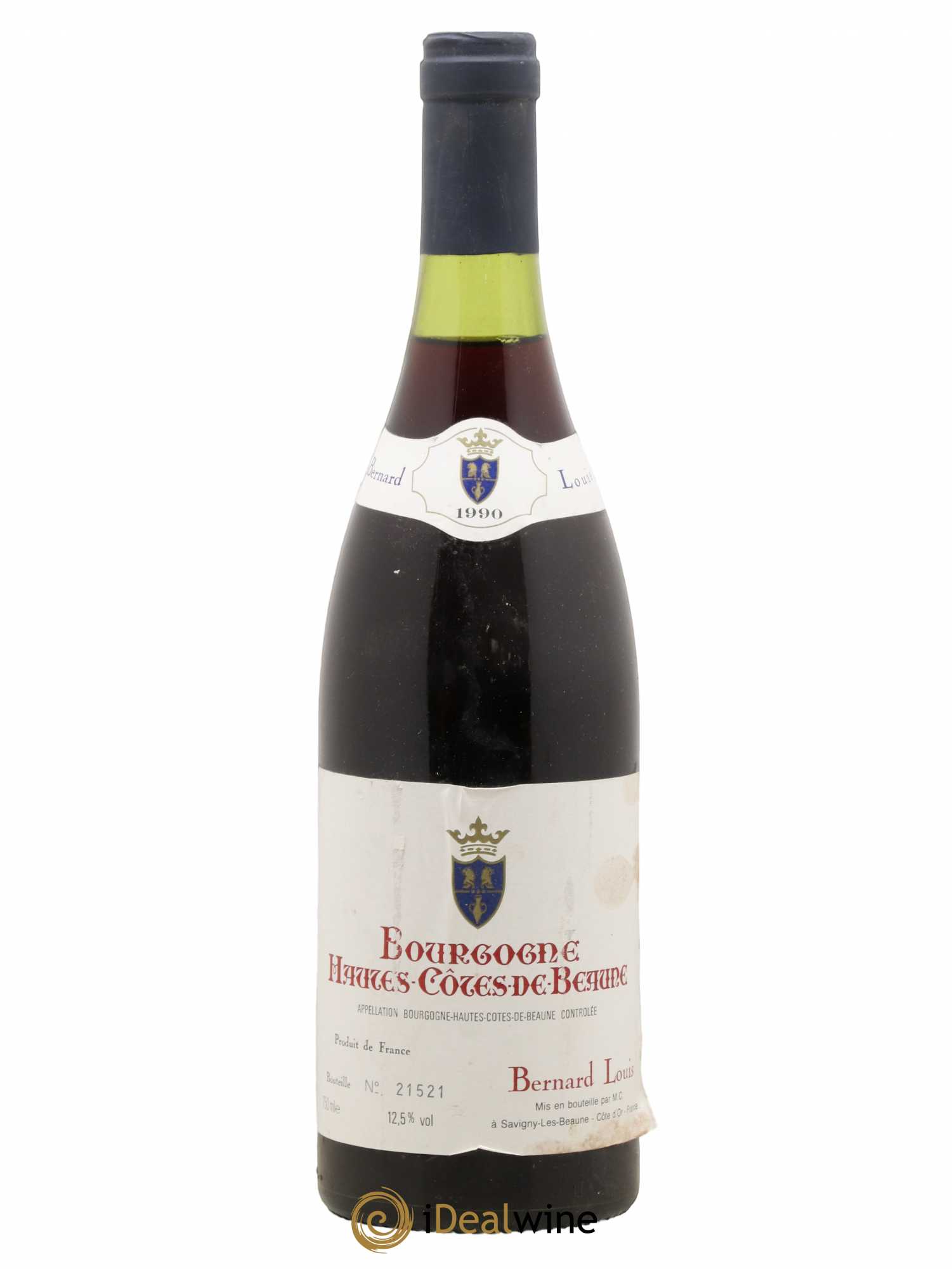 Hautes-Côtes de Beaune Bernard Louis 1990 - Lot de 1 bouteille - 0