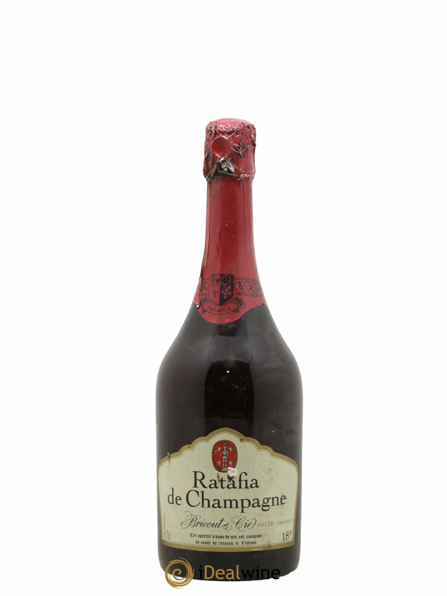 Ratafia Champagne Bricout and Cie (sans prix de réserve) - Posten von 1 Flasche - 0
