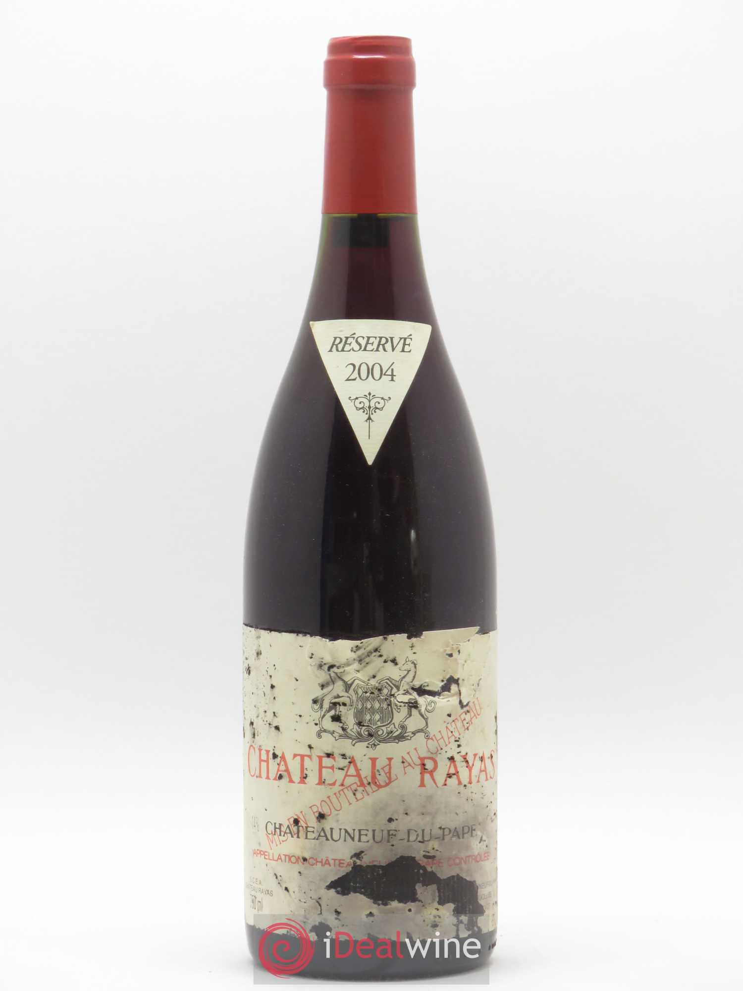 Châteauneuf-du-Pape Château Rayas Emmanuel Reynaud 2004 - Lot de 1 bouteille - 0