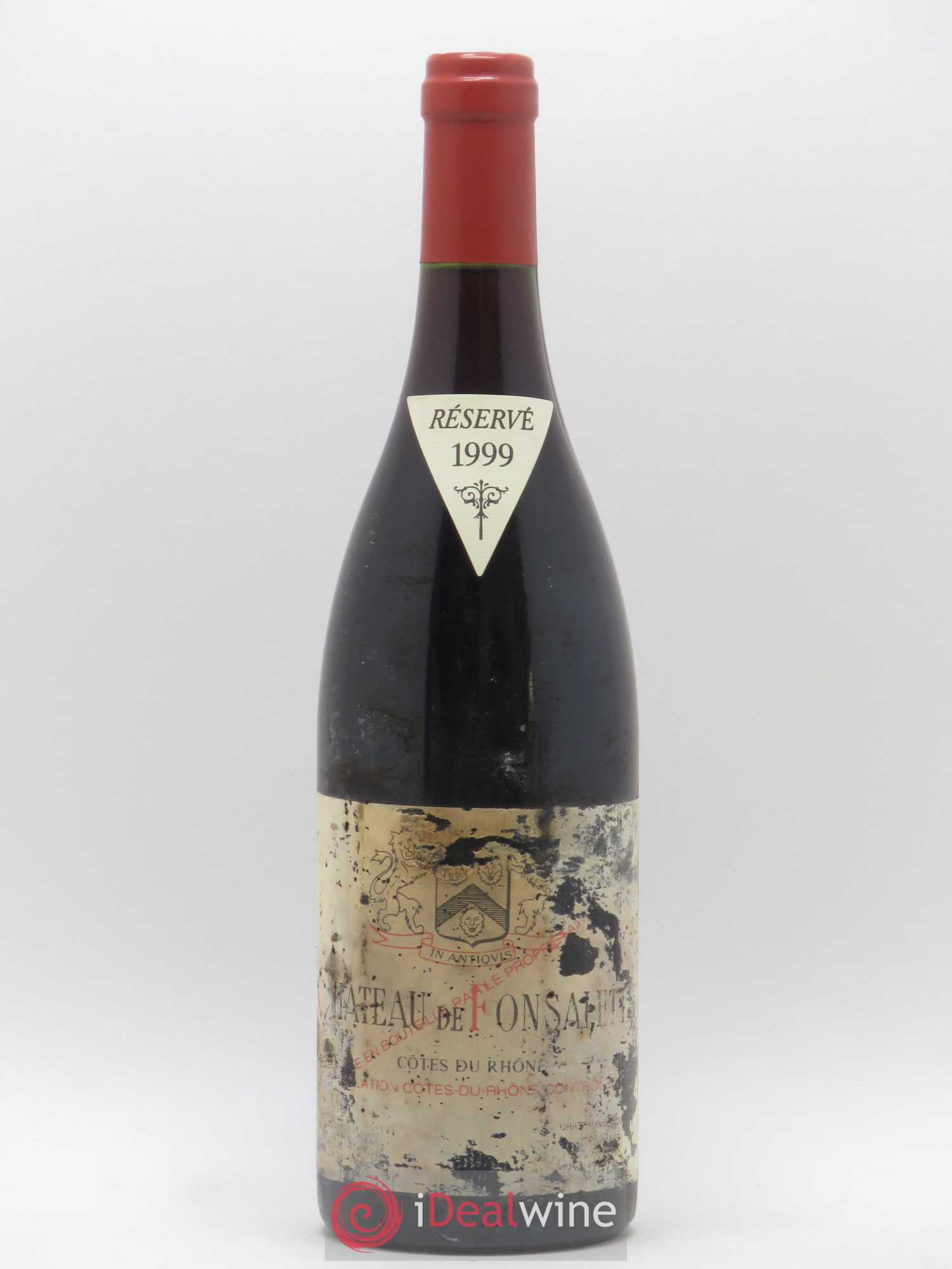 Côtes-du-Rhône Château de Fonsalette Emmanuel Reynaud 1999 - Lot de 1 bouteille - 0