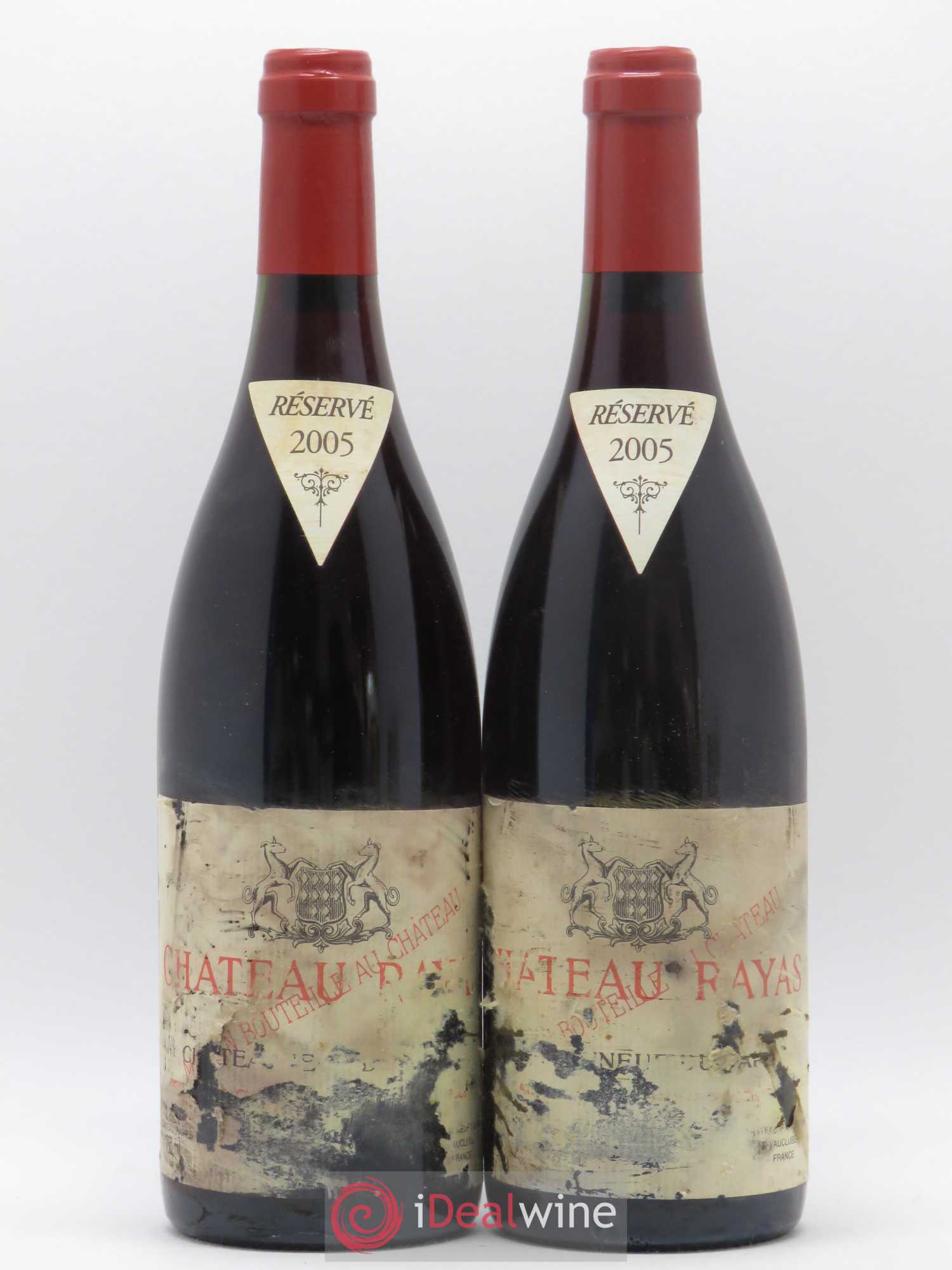 Châteauneuf-du-Pape Château Rayas Emmanuel Reynaud 2005 - Lot de 2 bouteilles - 0