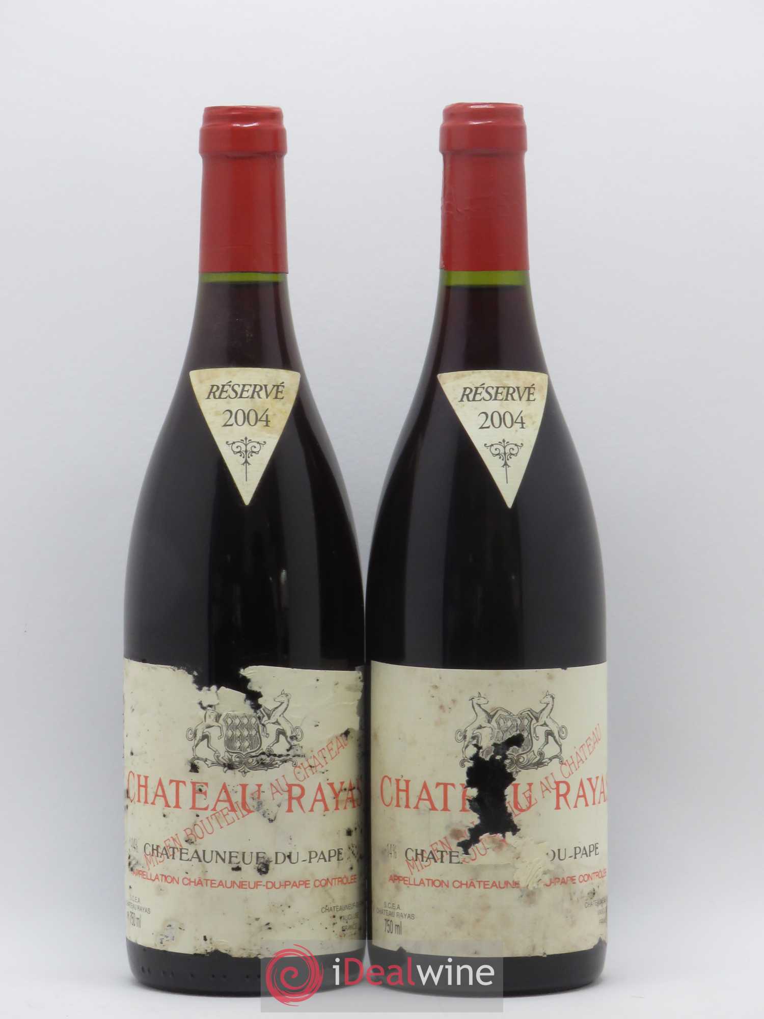Châteauneuf-du-Pape Château Rayas Emmanuel Reynaud 2004 - Lot de 2 bouteilles - 0