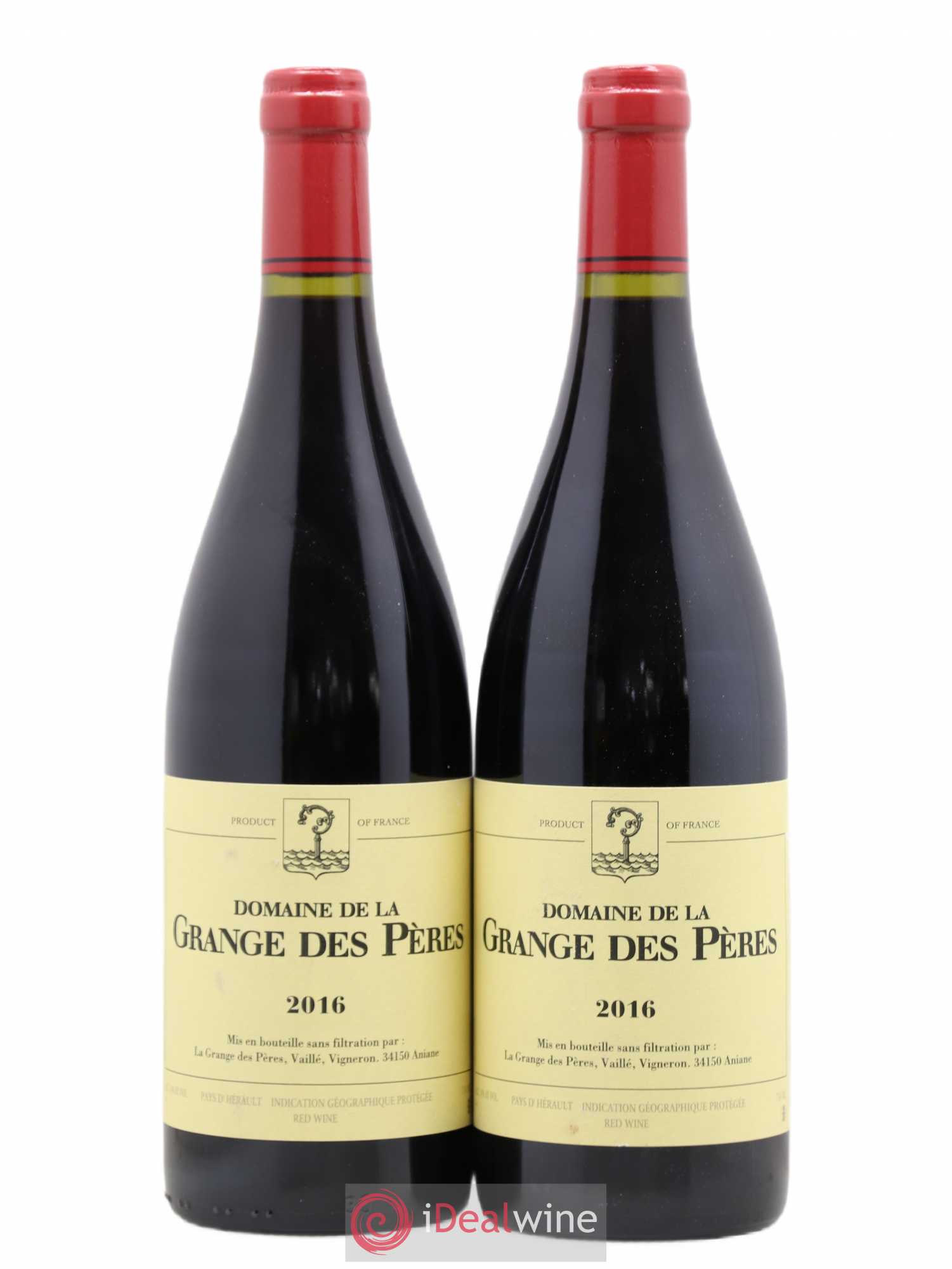 Pays d'Hérault Grange des Pères Laurent Vaillé 2016 - Lot de 2 bouteilles - 0