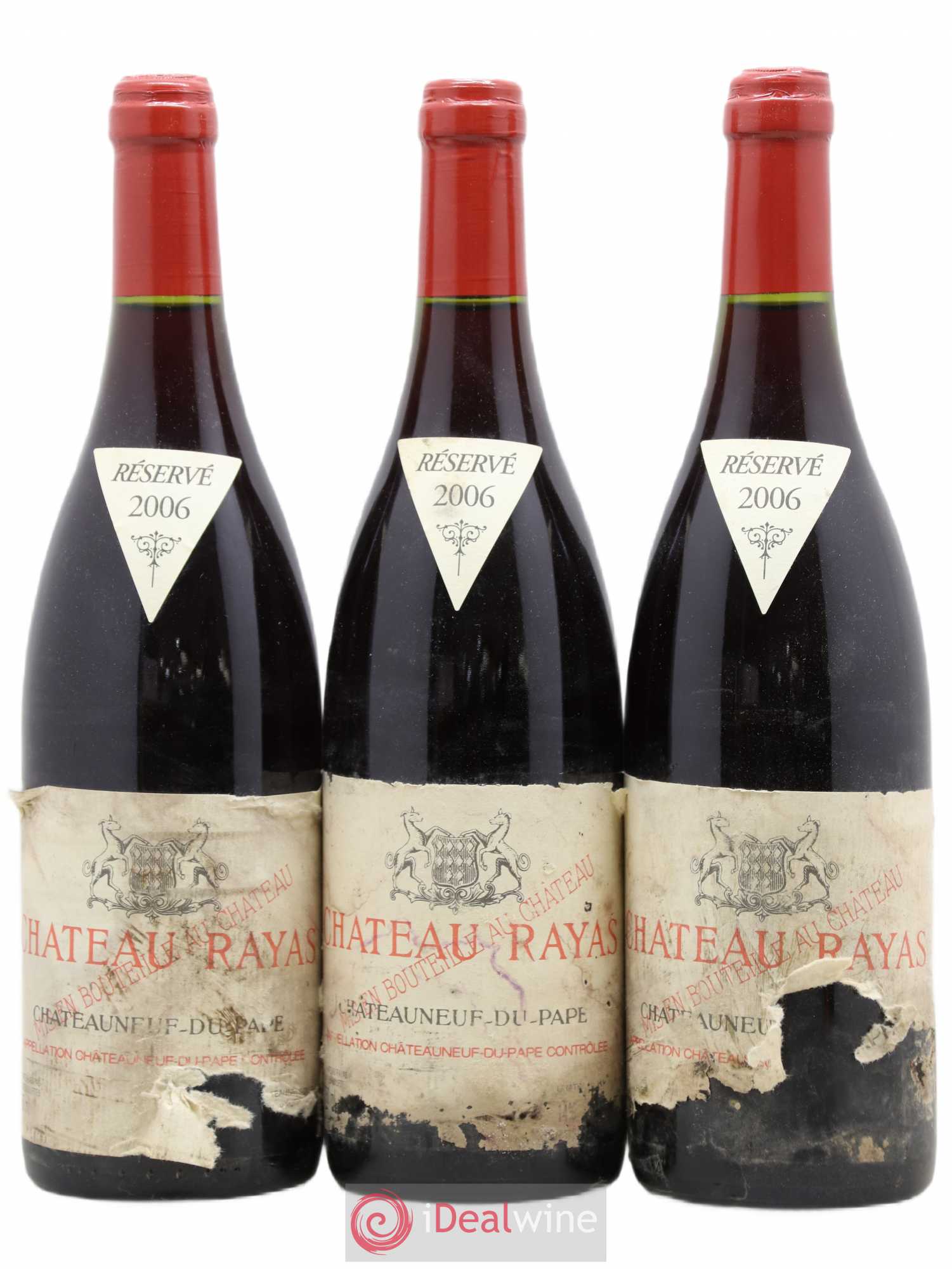 Châteauneuf-du-Pape Château Rayas Emmanuel Reynaud 2006 - Lot de 3 bouteilles - 0