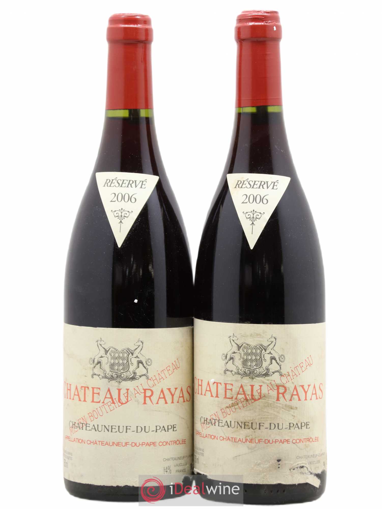Châteauneuf-du-Pape Château Rayas Emmanuel Reynaud 2006 - Lot de 2 bouteilles - 0