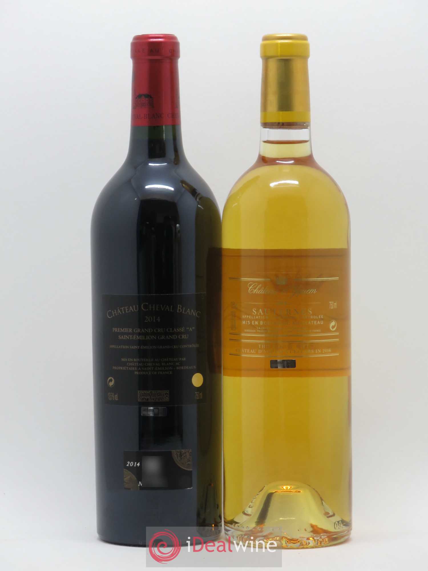 Caisse Collection Duclot 2014 Petrus Cheval Blanc Margaux Yquem Haut-Brion Lafite Rothschild Mission Haut-Brion Mouton Rothschild 2014 - Posten von 8 Flaschen - 2