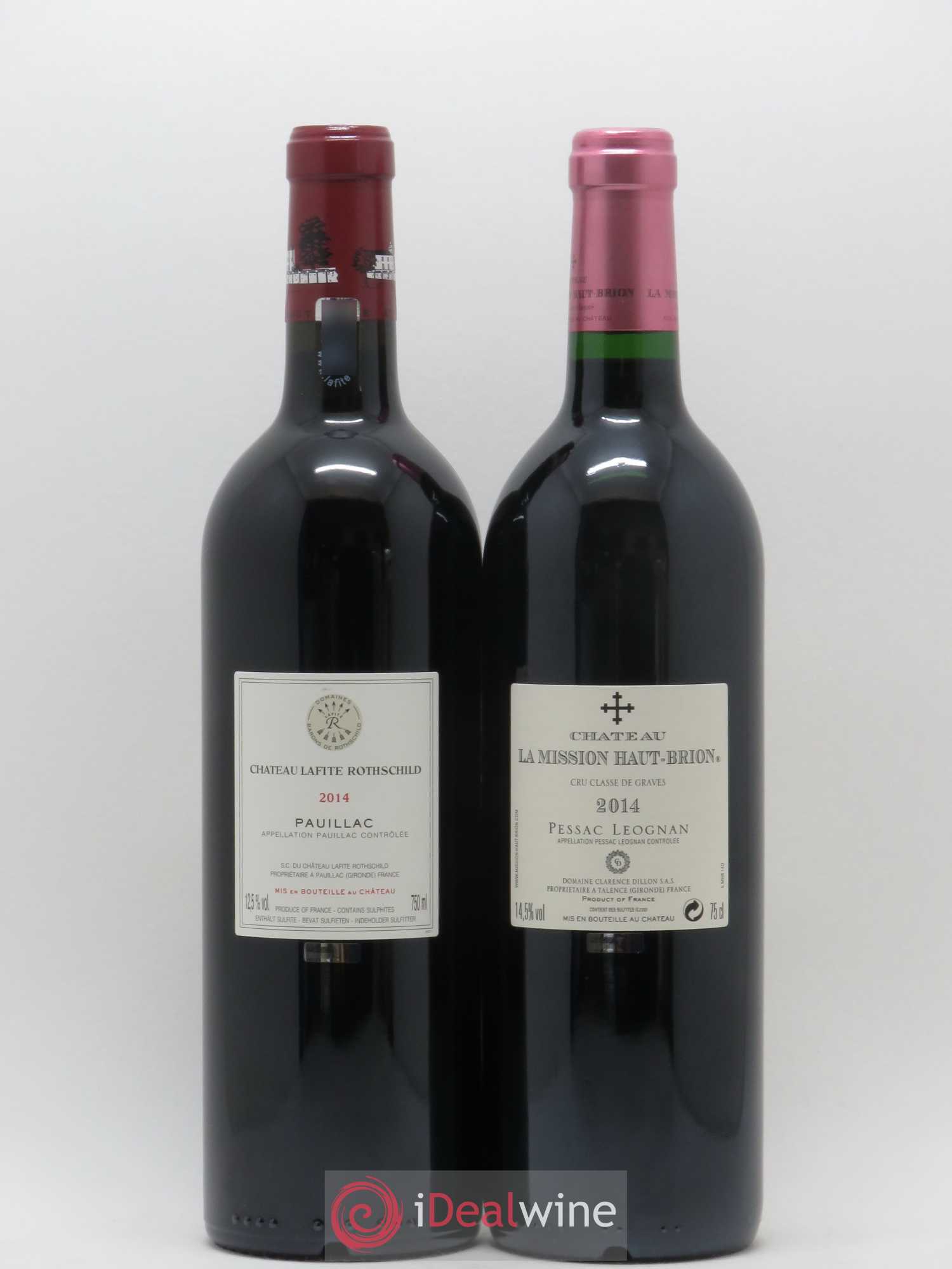 Caisse Collection Duclot 2014 Petrus Cheval Blanc Margaux Yquem Haut-Brion Lafite Rothschild Mission Haut-Brion Mouton Rothschild 2014 - Posten von 8 Flaschen - 4