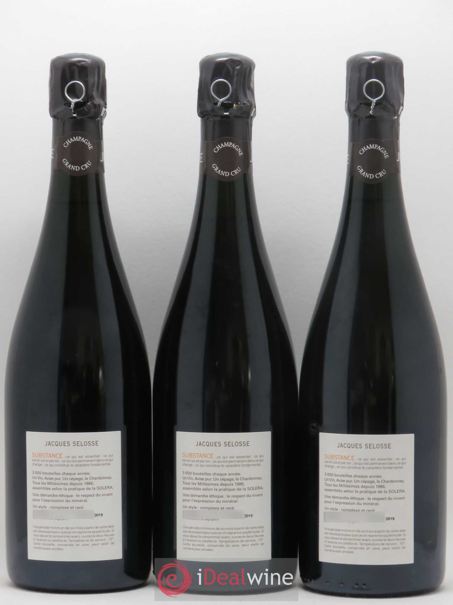Substance Jacques Selosse - Lot de 3 bouteilles - 1