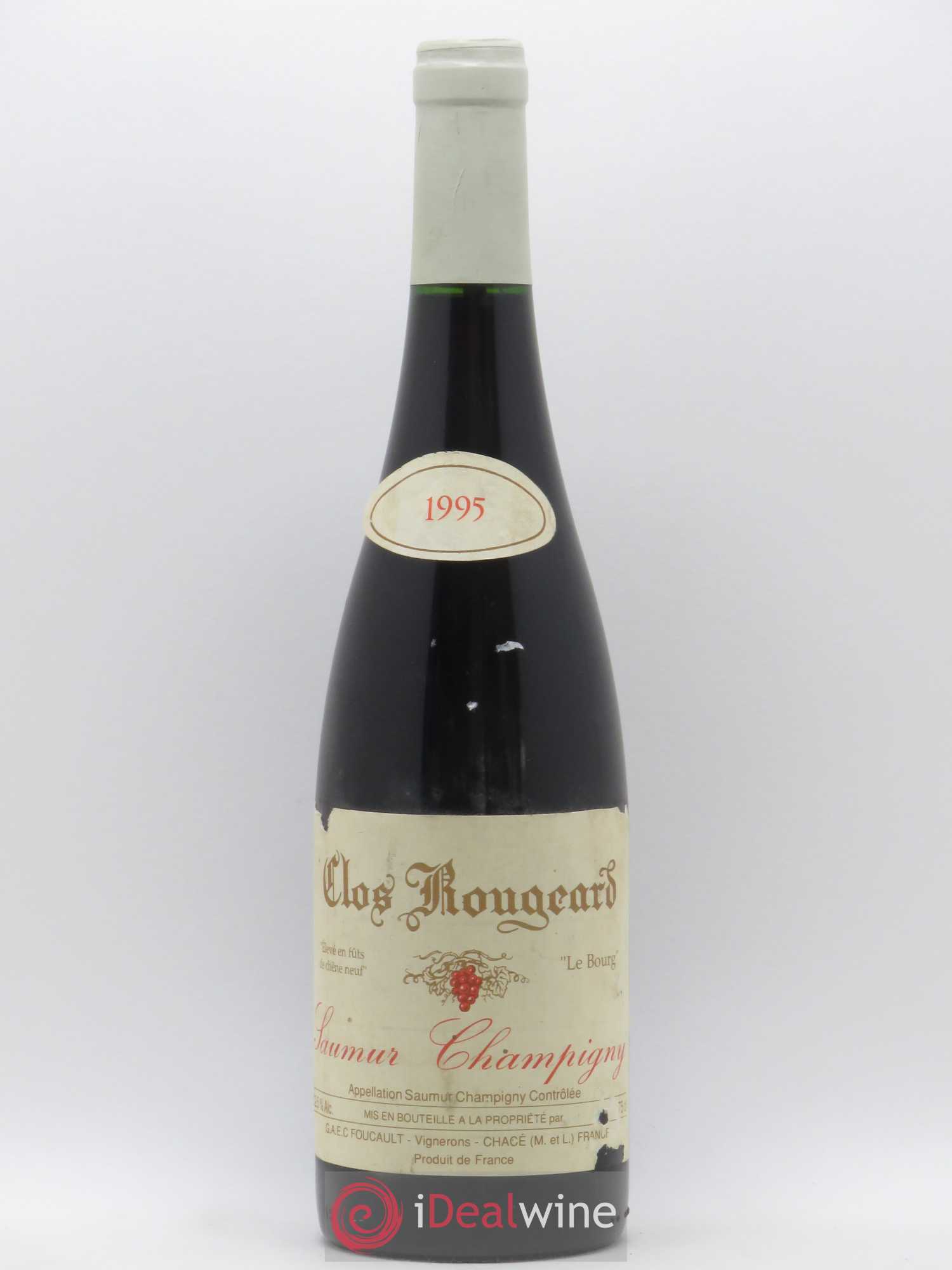 Saumur-Champigny Le Bourg Clos Rougeard 1995 - Lot de 1 bouteille - 0