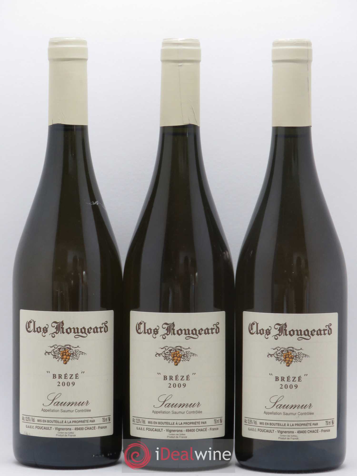 Saumur Brézé Clos Rougeard 2009 - Posten von 3 Flaschen - 0