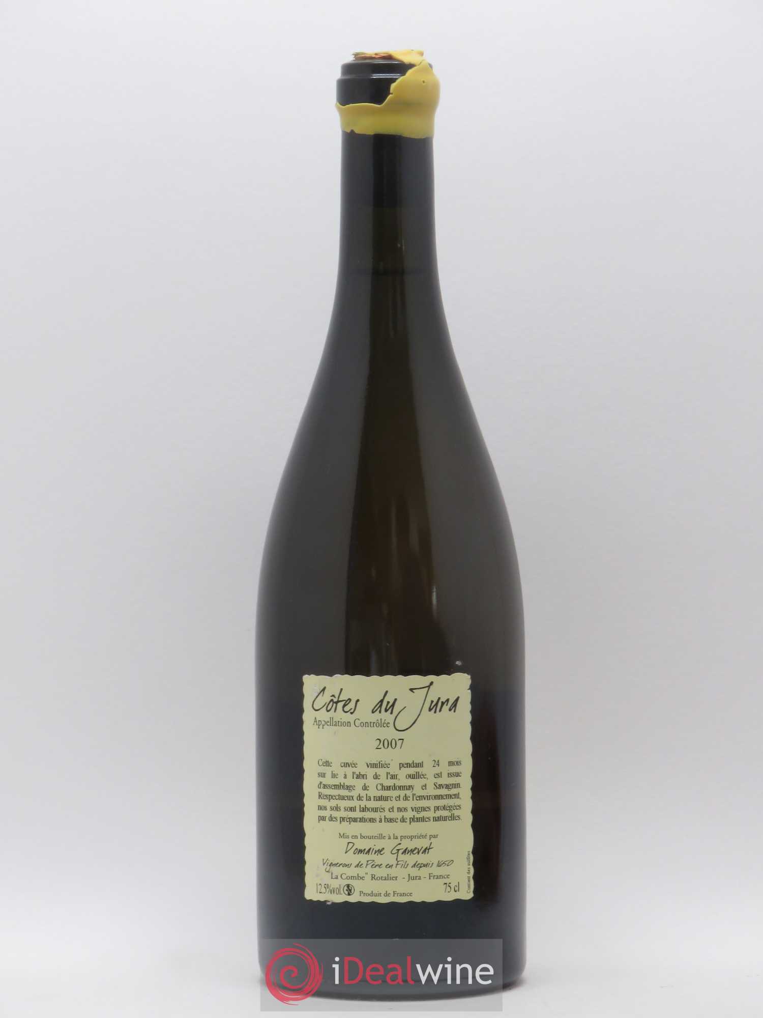Côtes du Jura Cuvée Orégane Jean-François Ganevat (Domaine) 2007 - Lot de 1 bouteille - 1